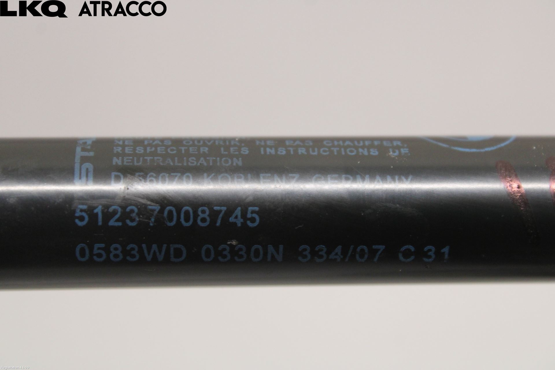 BMW 5 E60/61 Sed/Tou 02-10 Panser Demper-Gassfjær