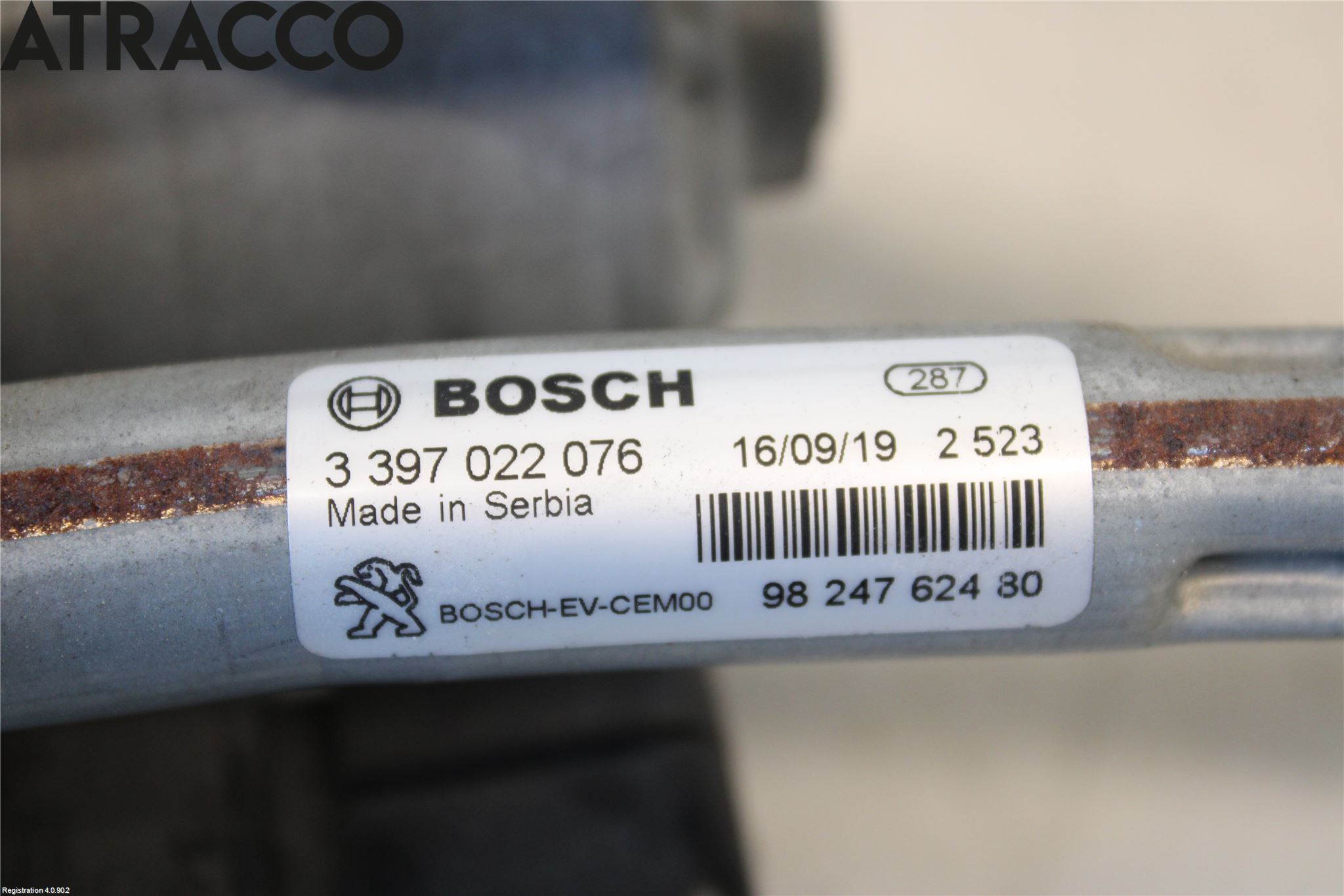 Peugeot 5008 17-24 Viskermotor Frontrute