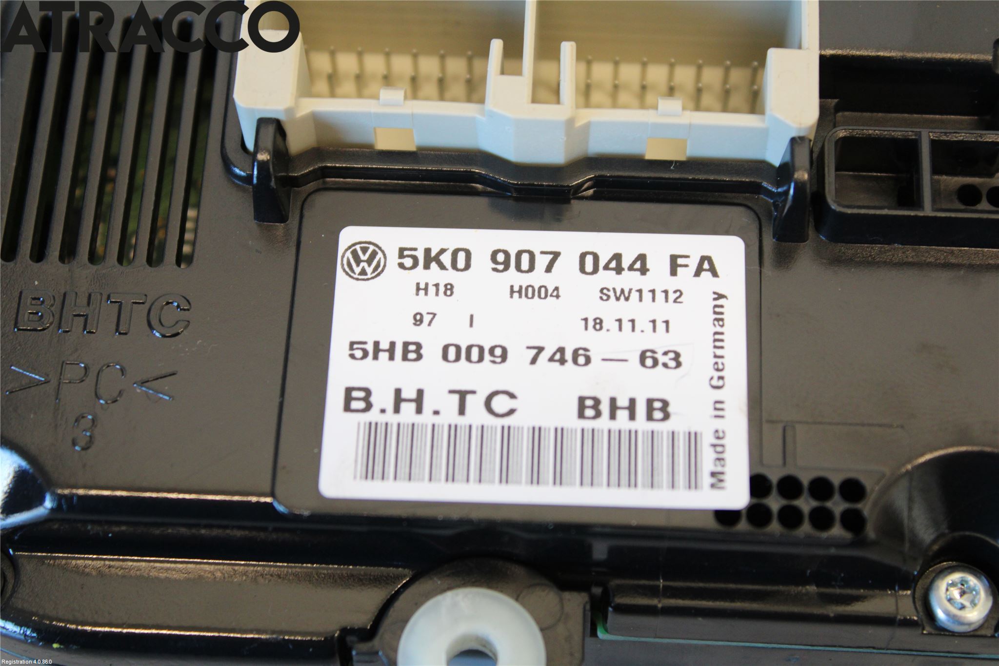 Volkswagen VW GOLF PLUS/CROSS GOLF 04-14 Varme Ac Betjening-Display