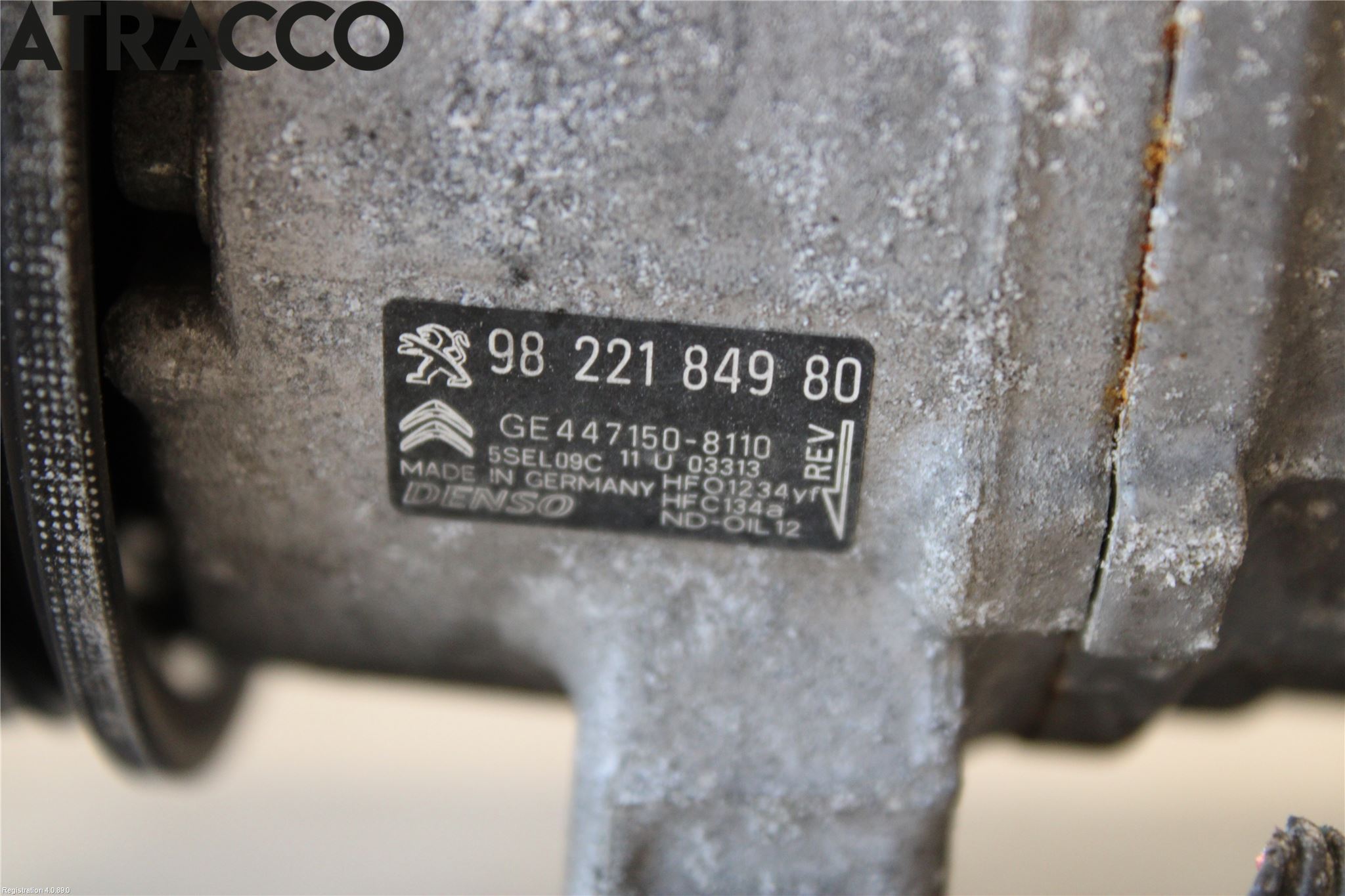 Peugeot 2008 13-20 Varme Ac Kompressor