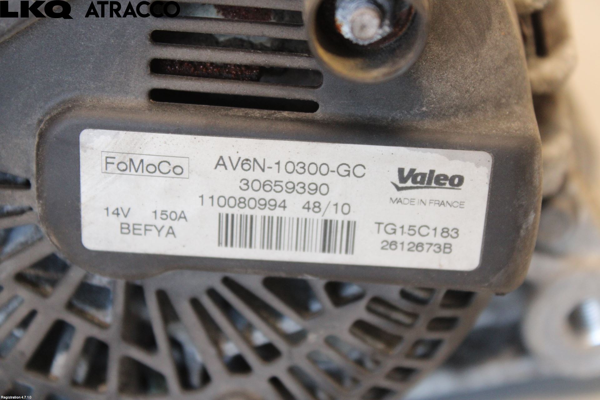 Ford FIESTA 09-12 Dynamo