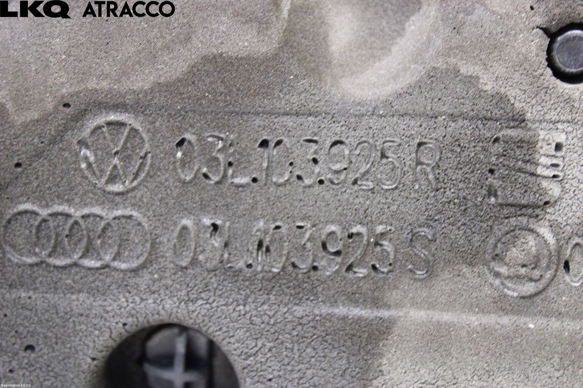 Volkswagen VW TOURAN 10-15 Motor Deksel Over Motor