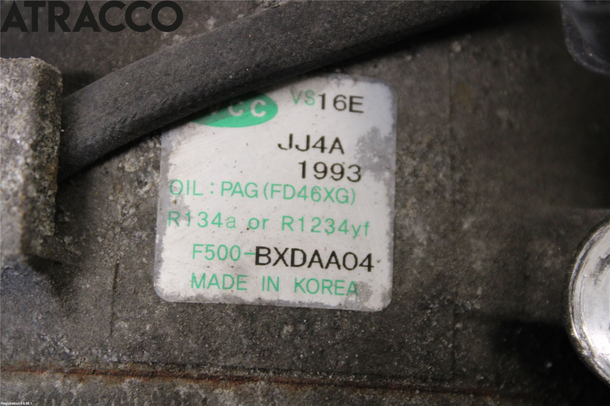 Kia SPORTAGE (SL) 11-15 Varme Ac Kompressor