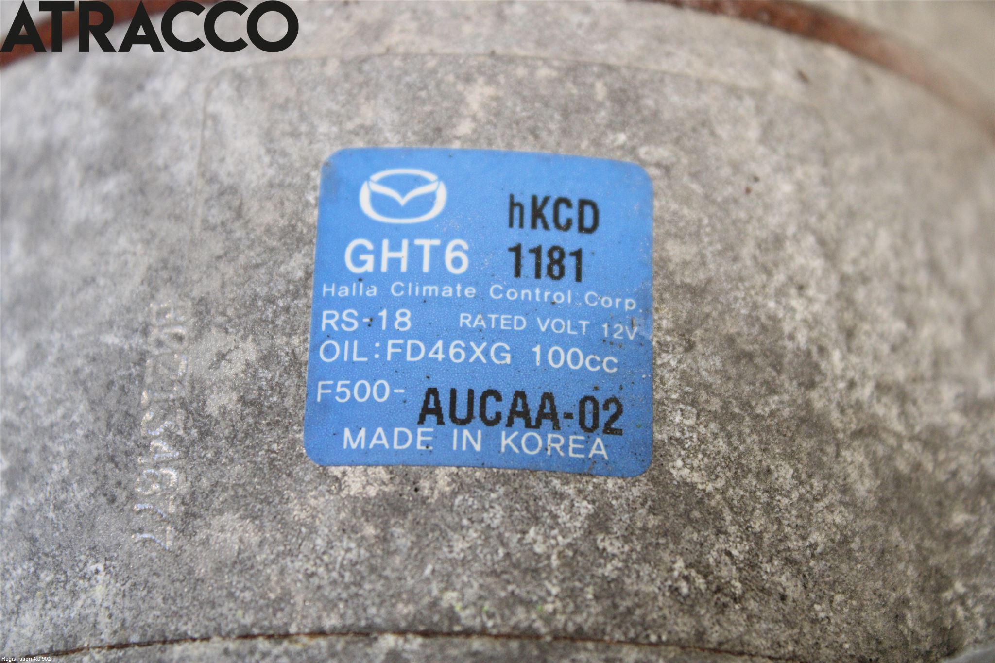 Mazda 6 13- Varme Ac Kompressor