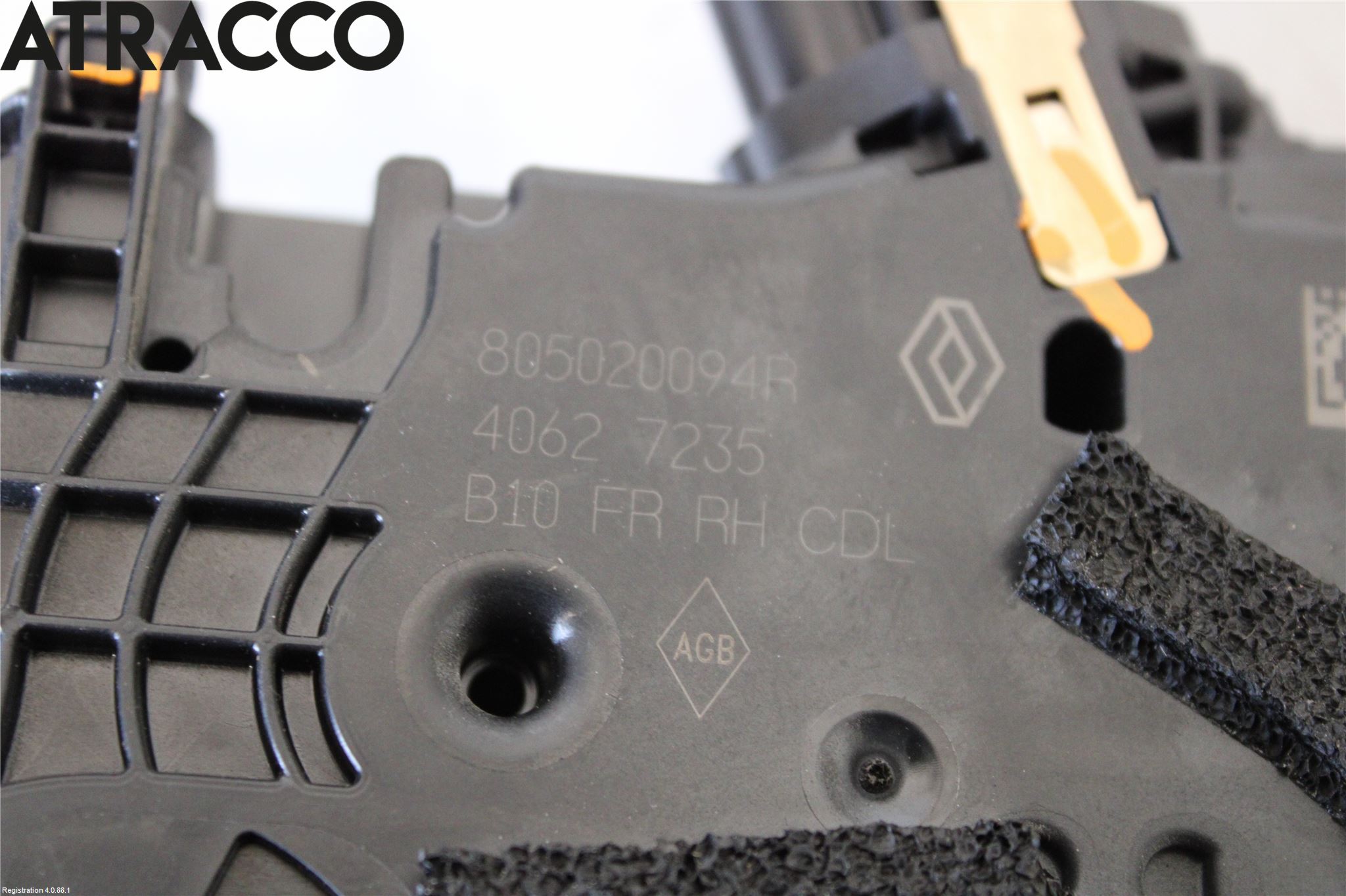 Renault ZOE/E-TECH 13- Dørlås - Låsekasse