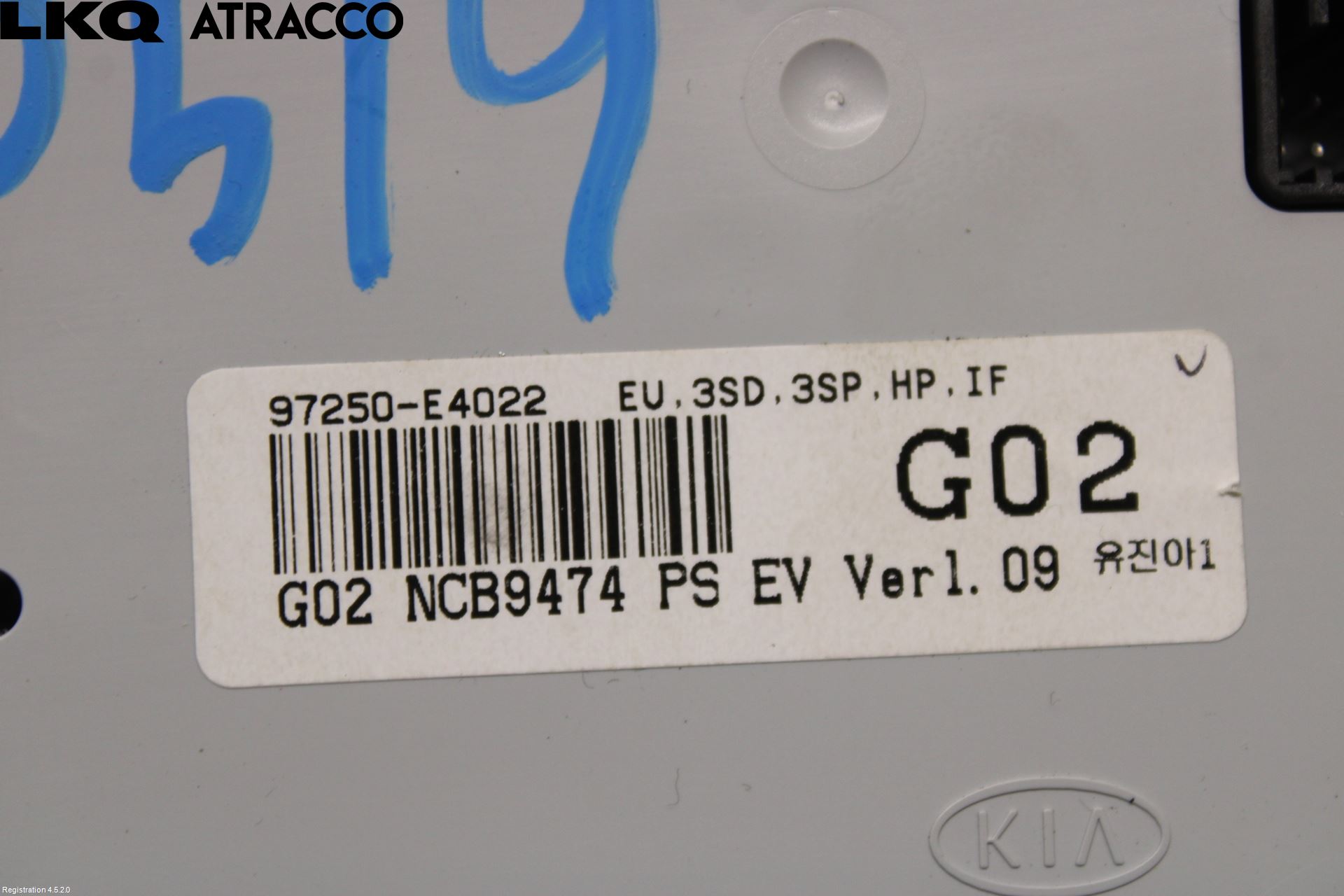 Kia SOUL 09- Varme Ac Betjening-Display