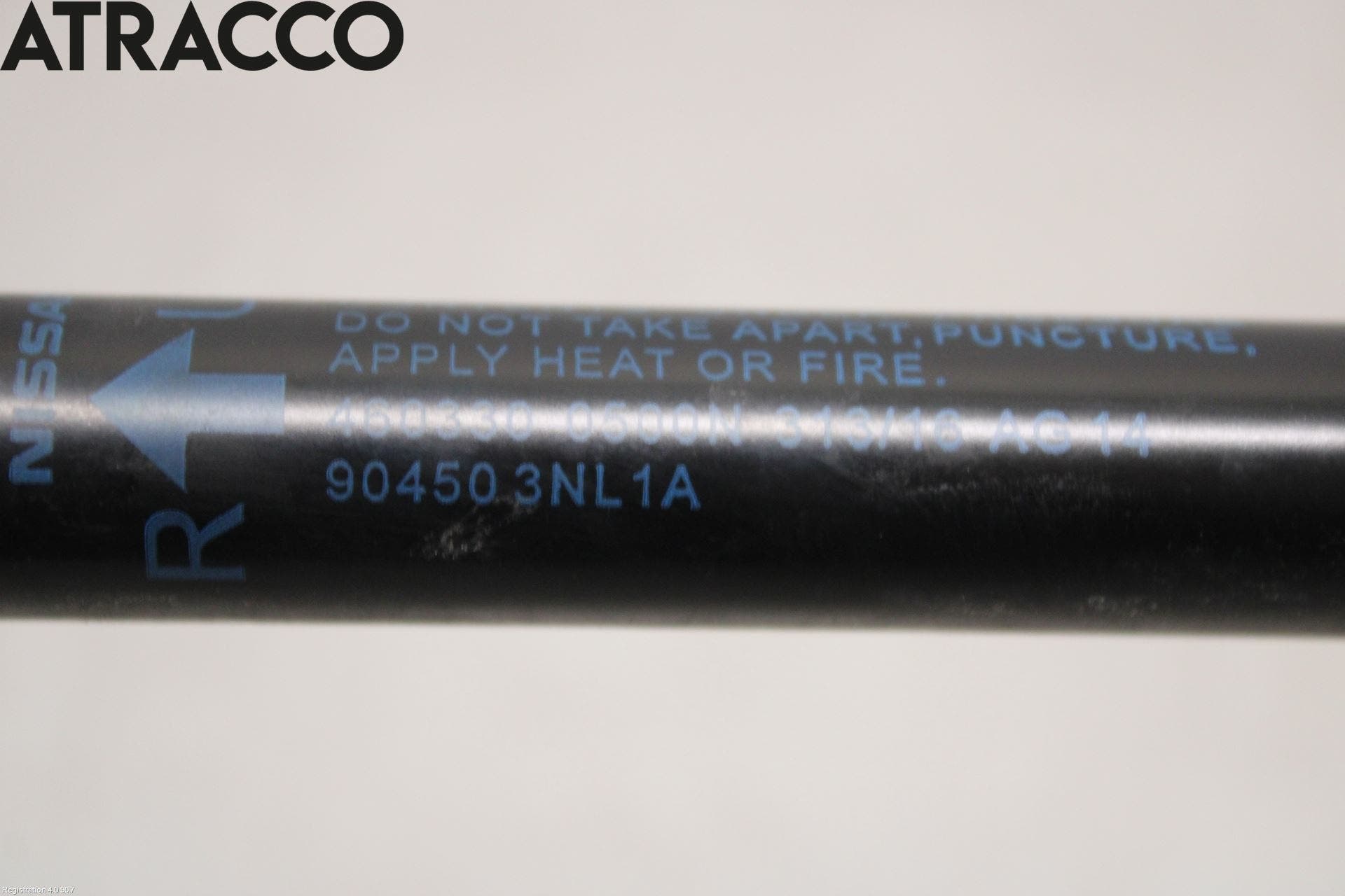 Nissan LEAF 11-17 Bakluke Demper-Gassfjær