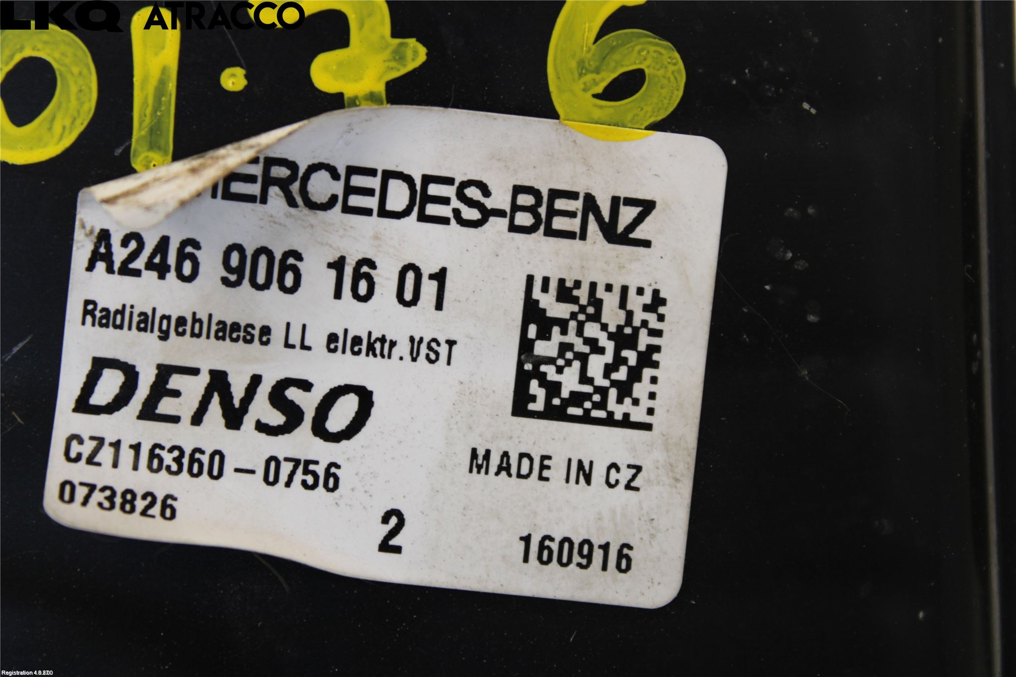Mercedes-Benz MB CLA-KLASS (C117/X117) 13-19 Varmeapparat Viftemotor
