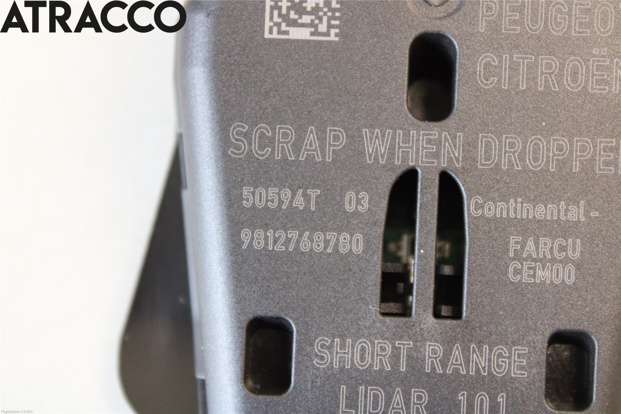 Peugeot 2008 13-20 Sensor Kollisjonsbeskyttelse