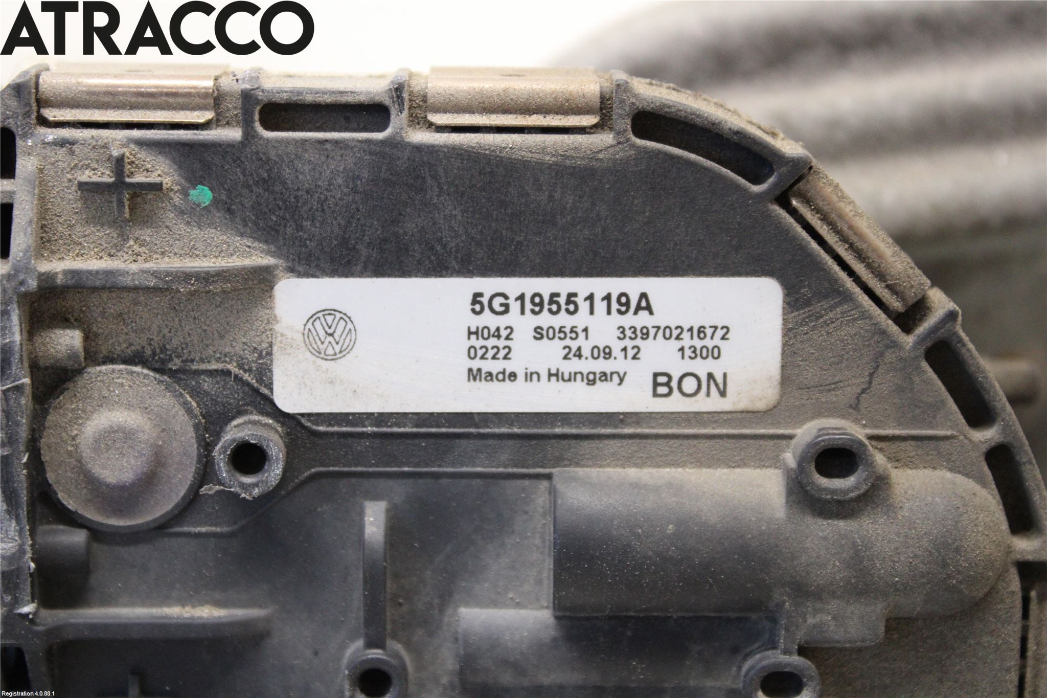 Volkswagen VW GOLF / E-GOLF VII 13-20 Viskermotor Frontrute
