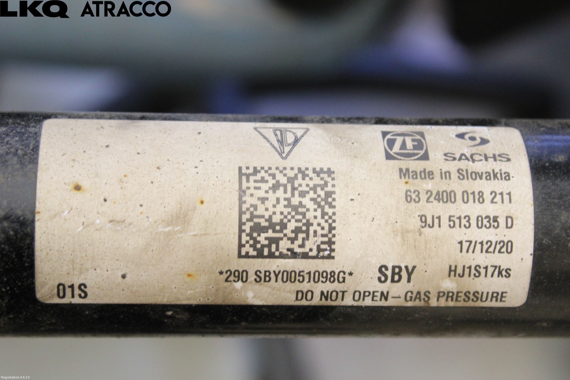 Porsche TAYCAN 20- Støtdemper Bak