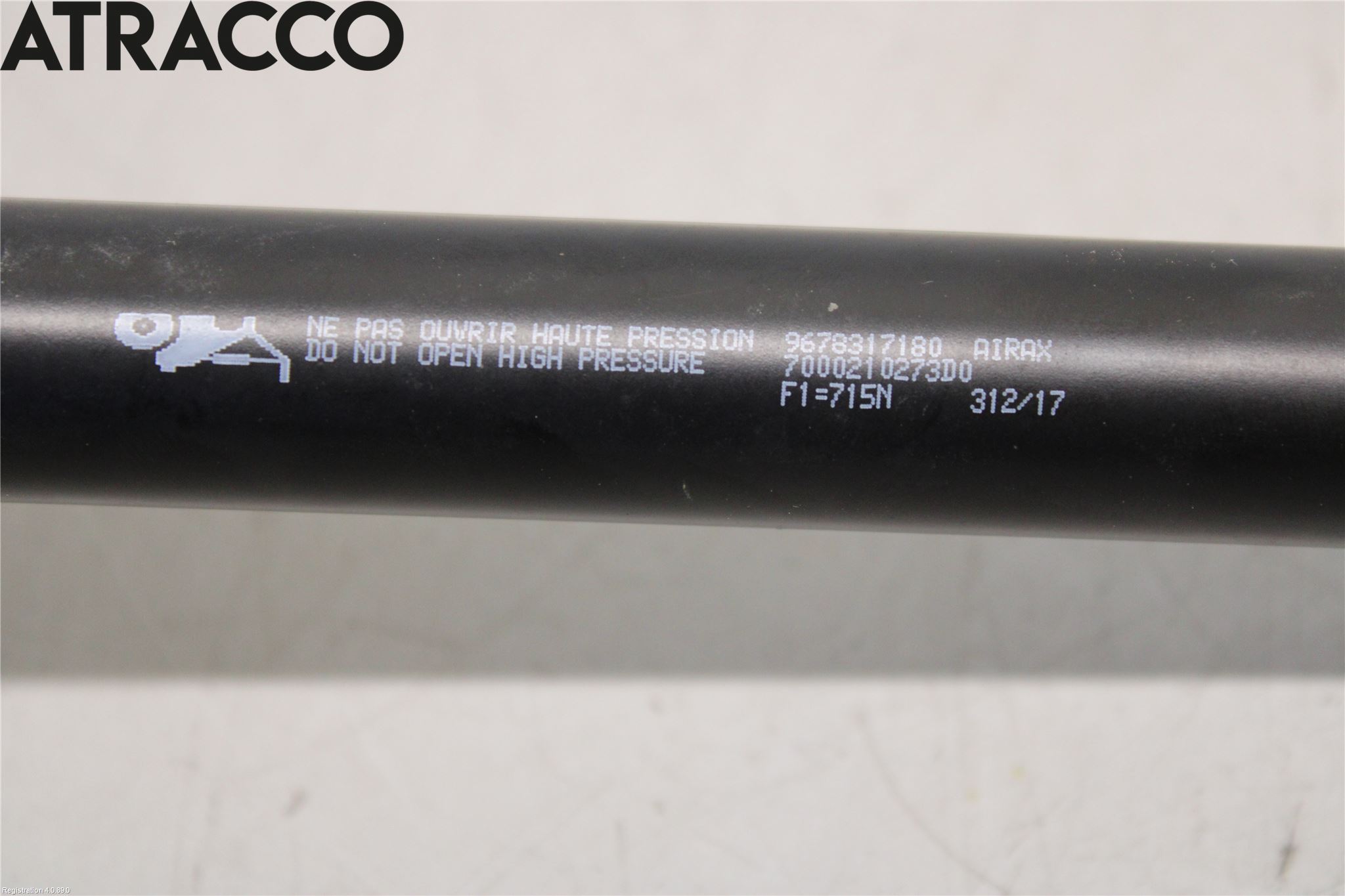 Peugeot 2008 13-20 Bakluke Demper-Gassfjær