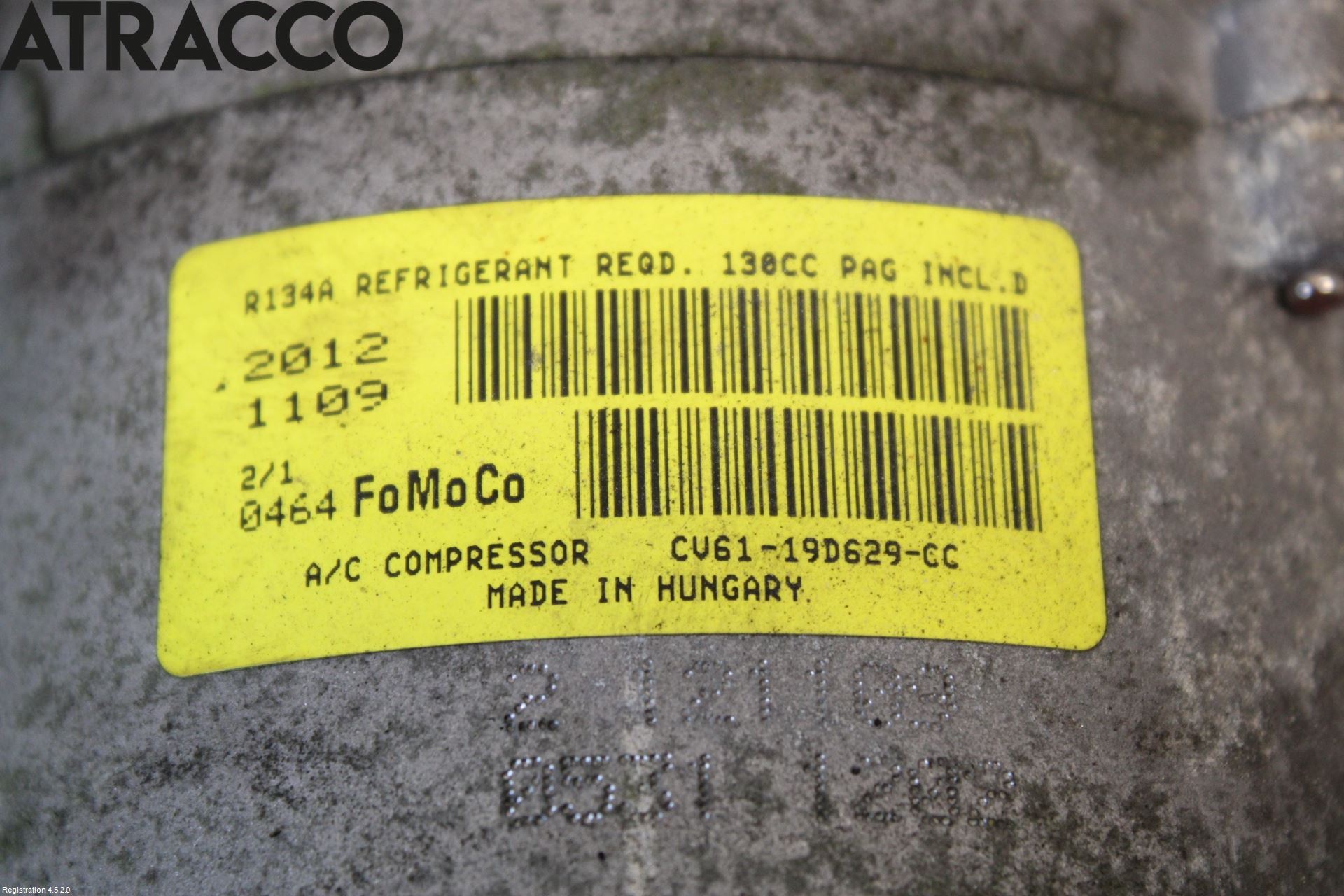 Ford KUGA 13-16 Varme Ac Kompressor