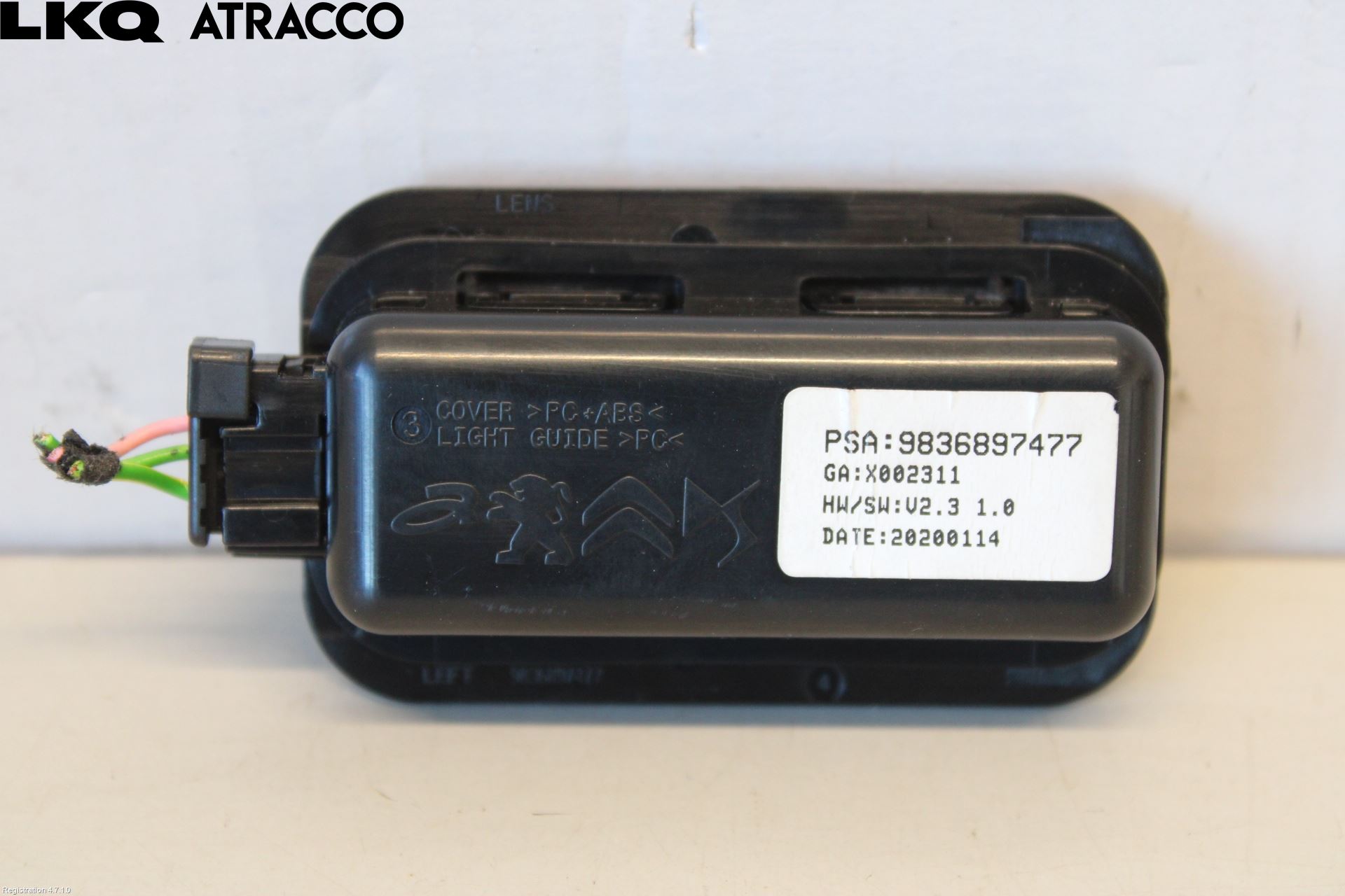 Peugeot 208/E-208 20- Skilt Belysning