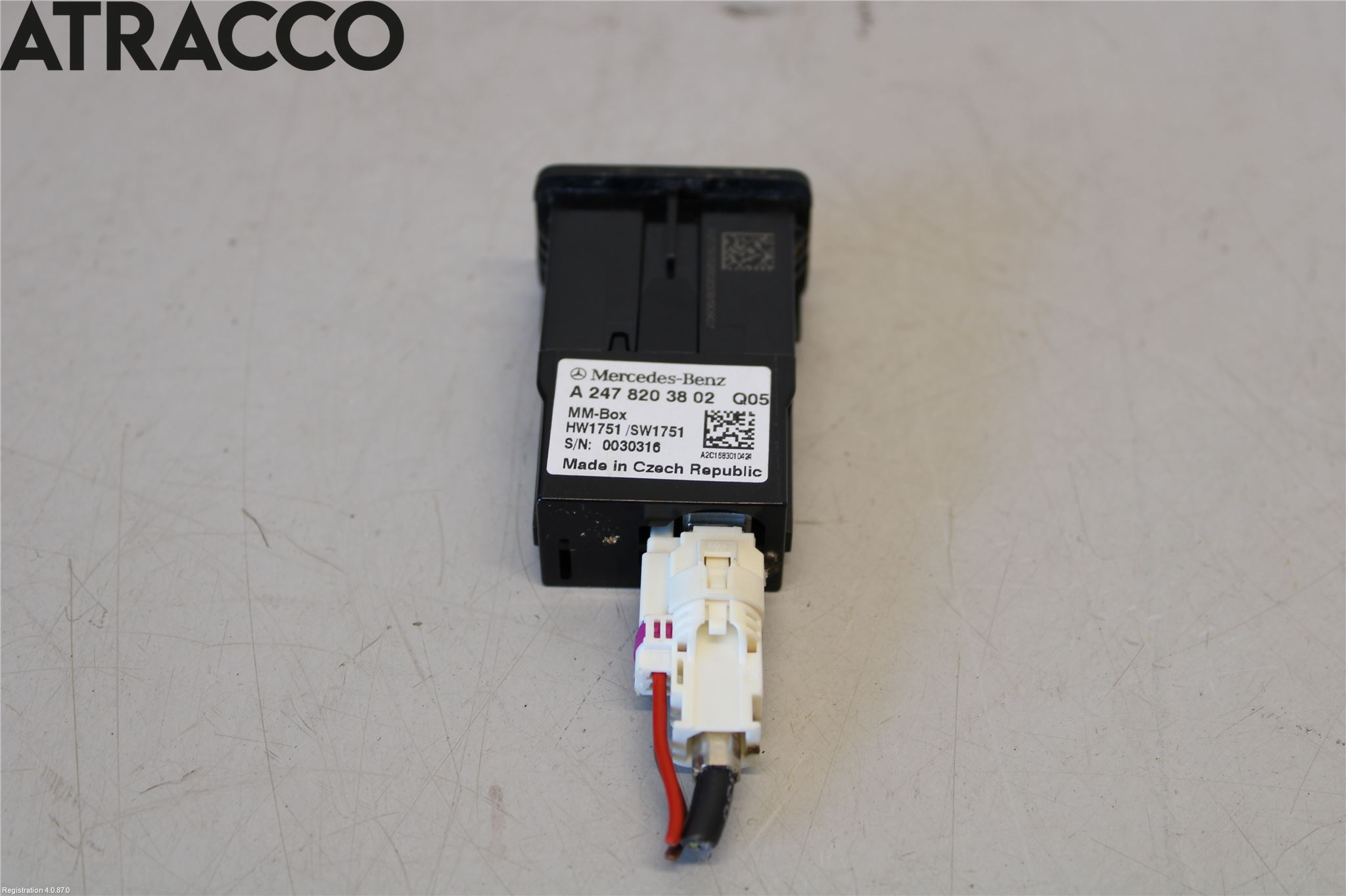 Mercedes-Benz MB B-KLASS (W246/W242) 12-19 Usb Connection