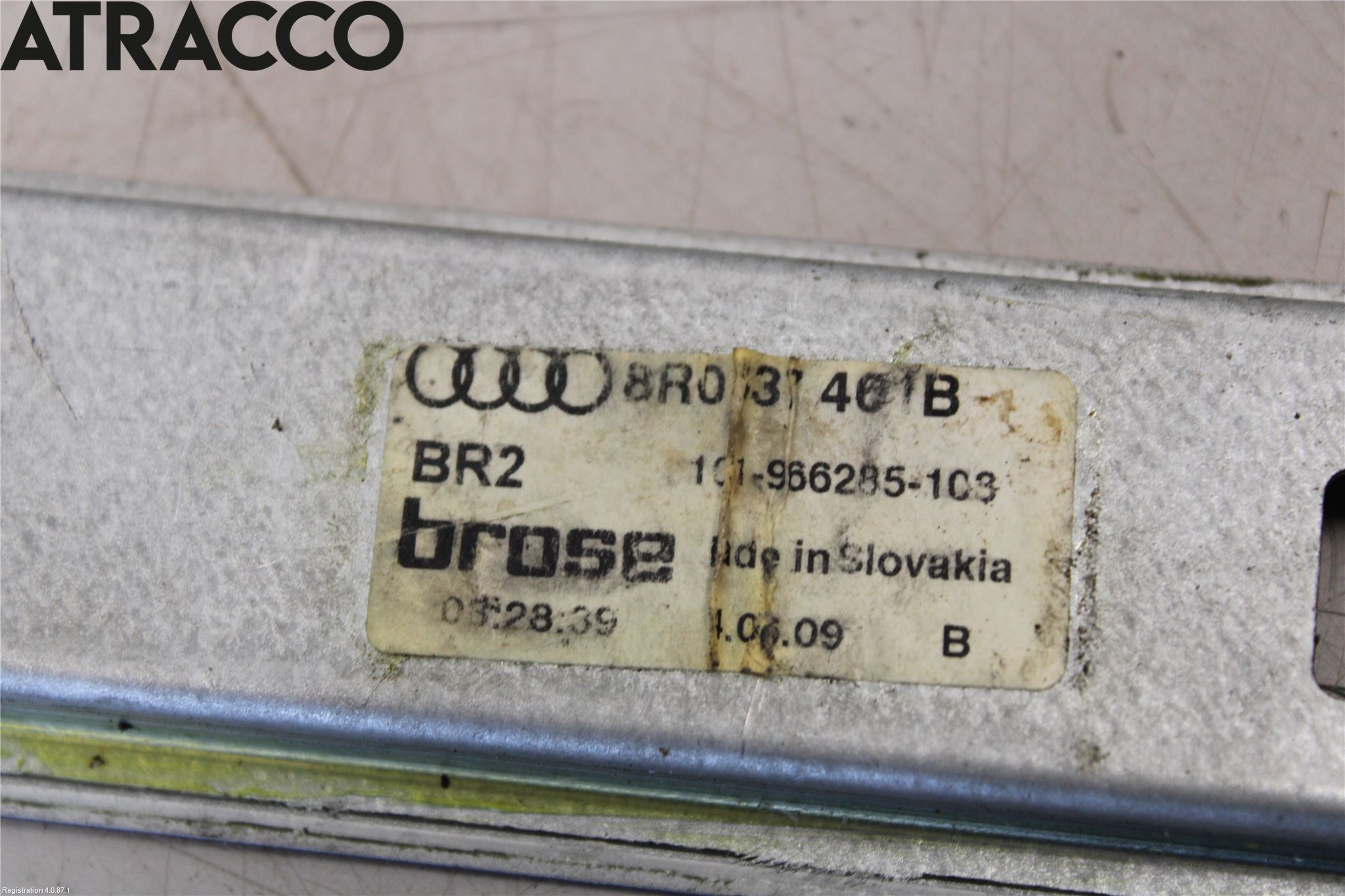 Audi Q5 09-16 Vindusheis