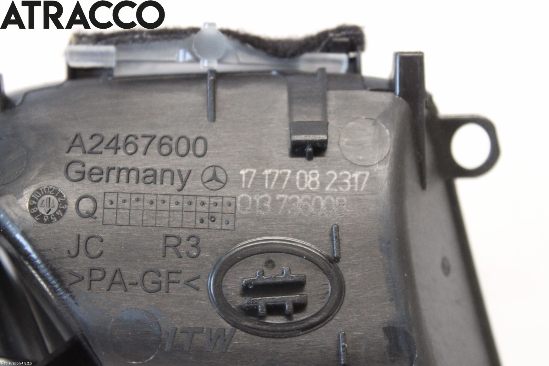 Mercedes-Benz MB CLA-KLASS (C117/X117) 13-19 Innr Dørhandtak V Indre