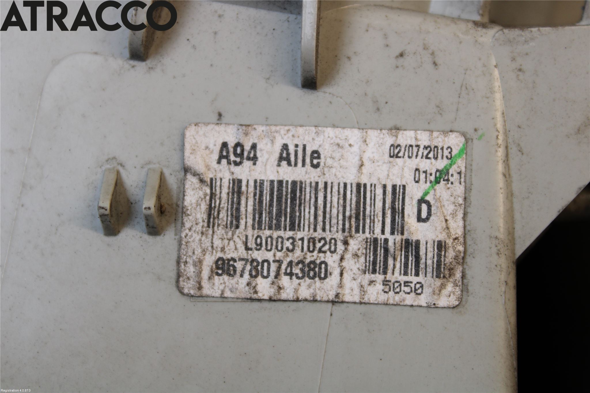 Peugeot 2008 13-20 Baklykt Høyre