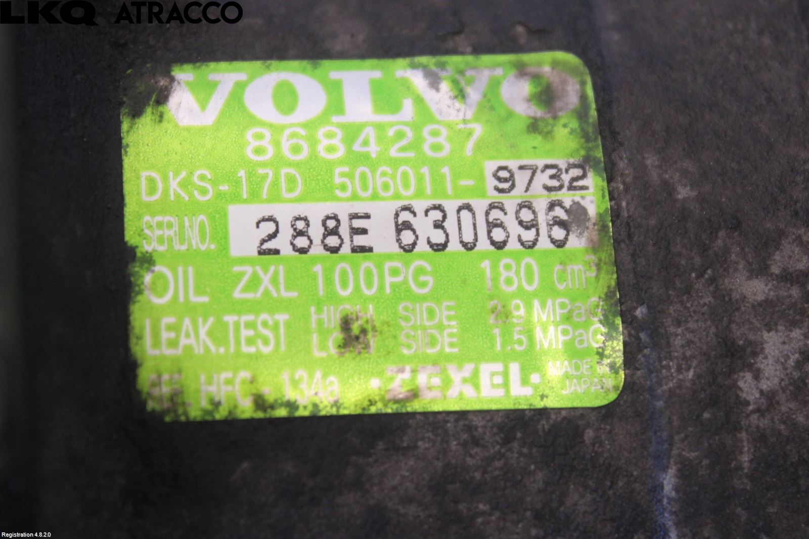 Volvo V70 00-04 Varme Ac Kompressor