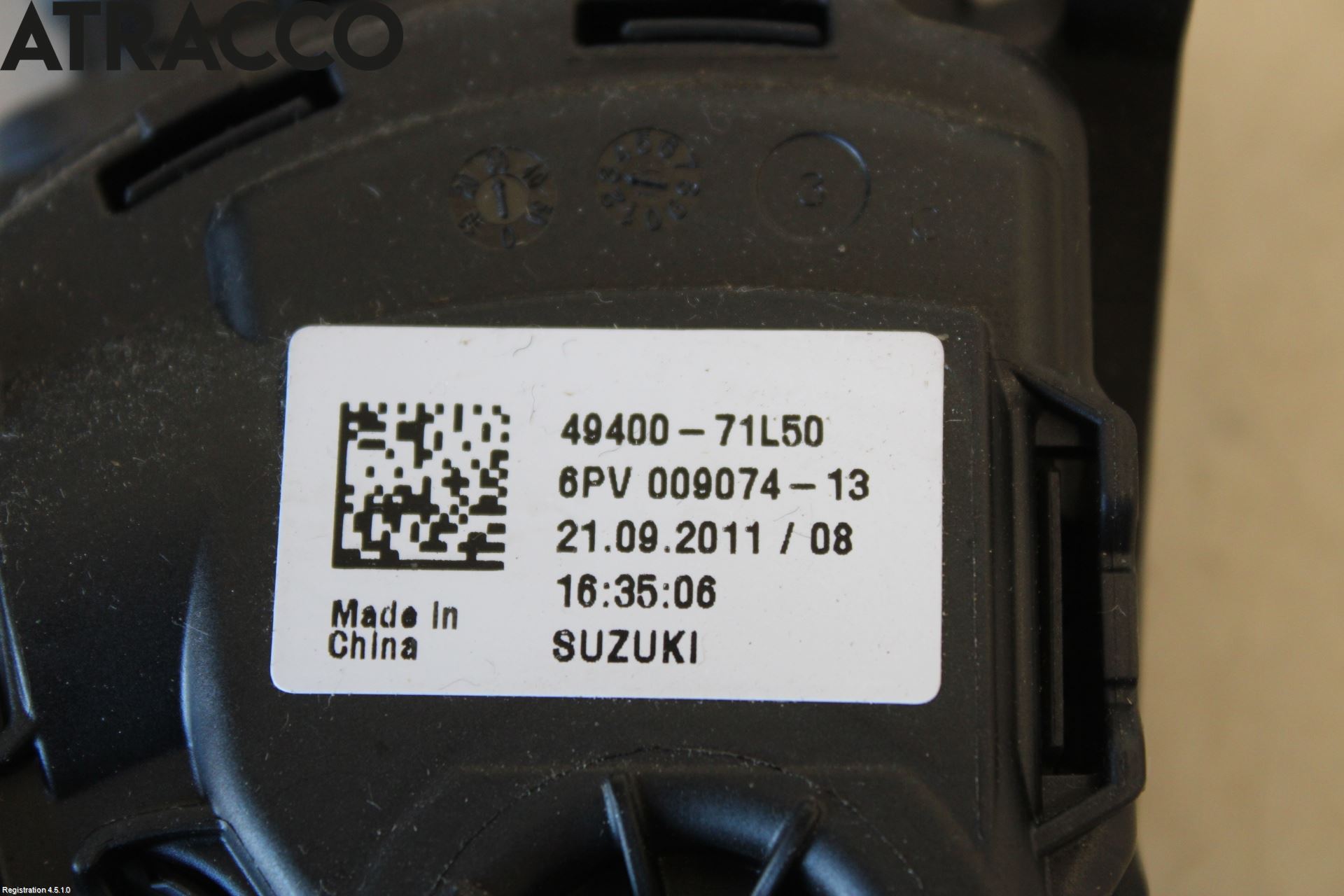 Suzuki SWIFT 11-16 Pedal Gas-Brems-Clutch