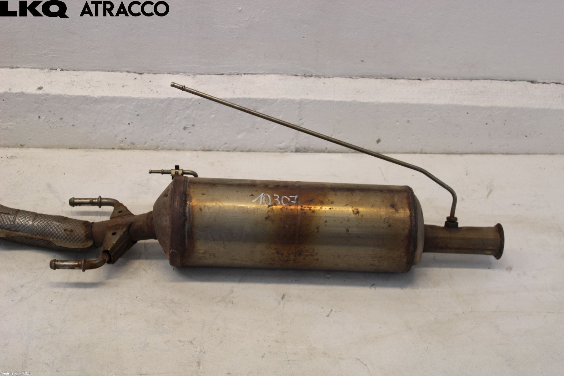 Citroen C4 CACTUS 14-20 Eksos Partikketfilter