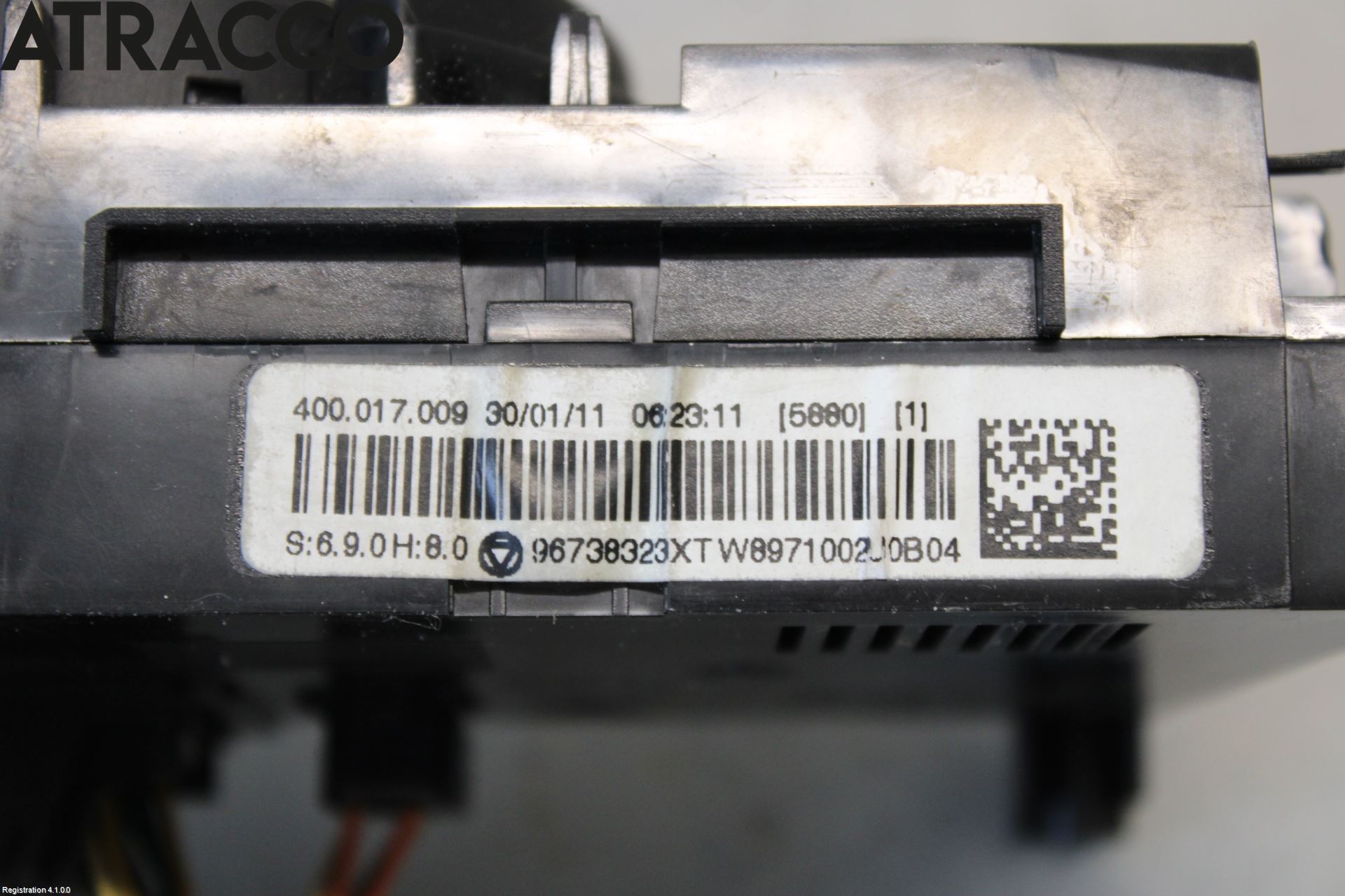 Peugeot 5008 10-16 Varme Ac Betjening-Display