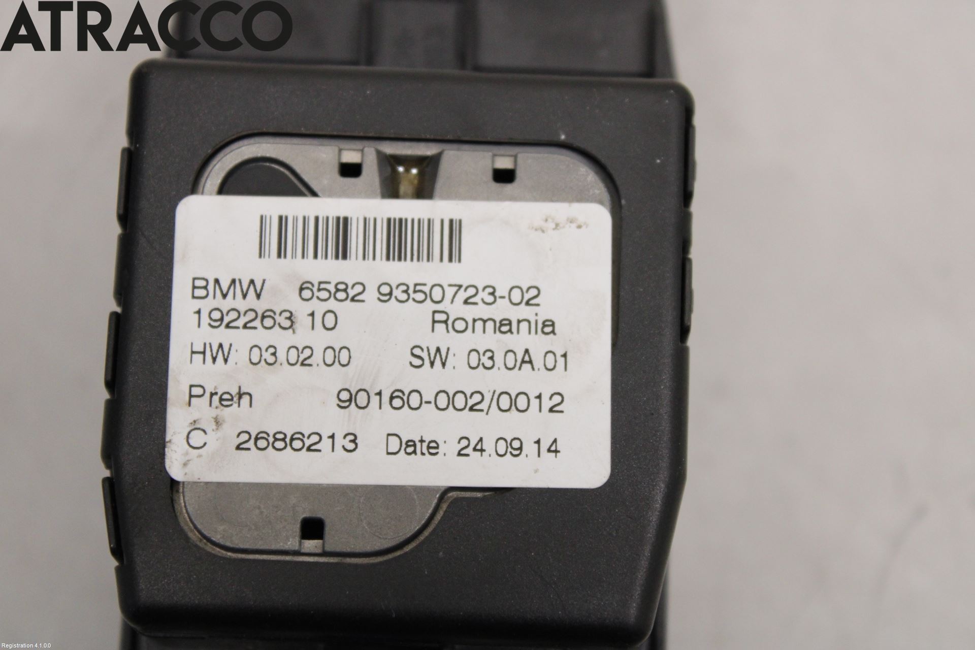 BMW i3 I01 13-22 Bryter Multifunksjon