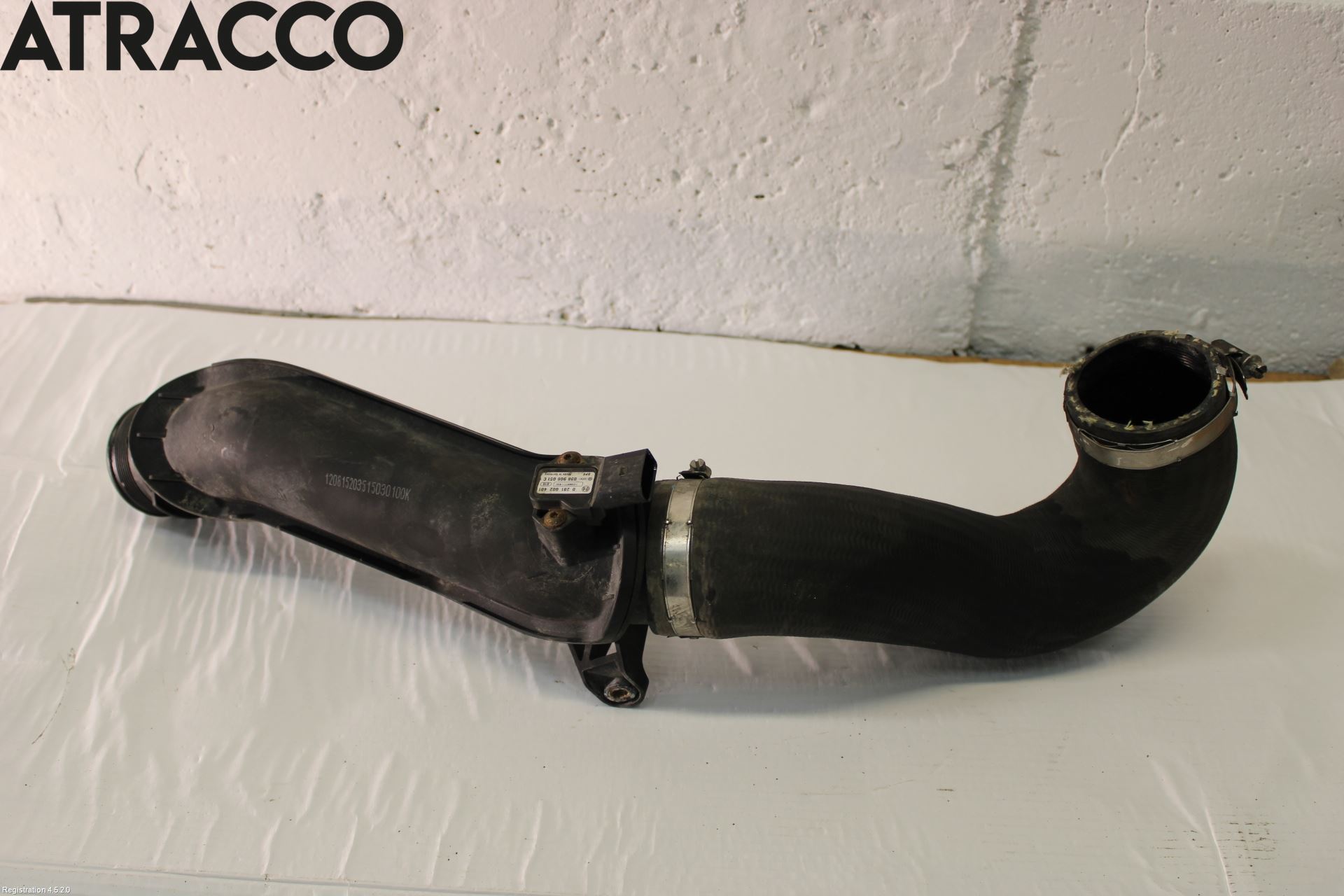 Porsche CAYENNE 03- Intercooler Rør-Slange