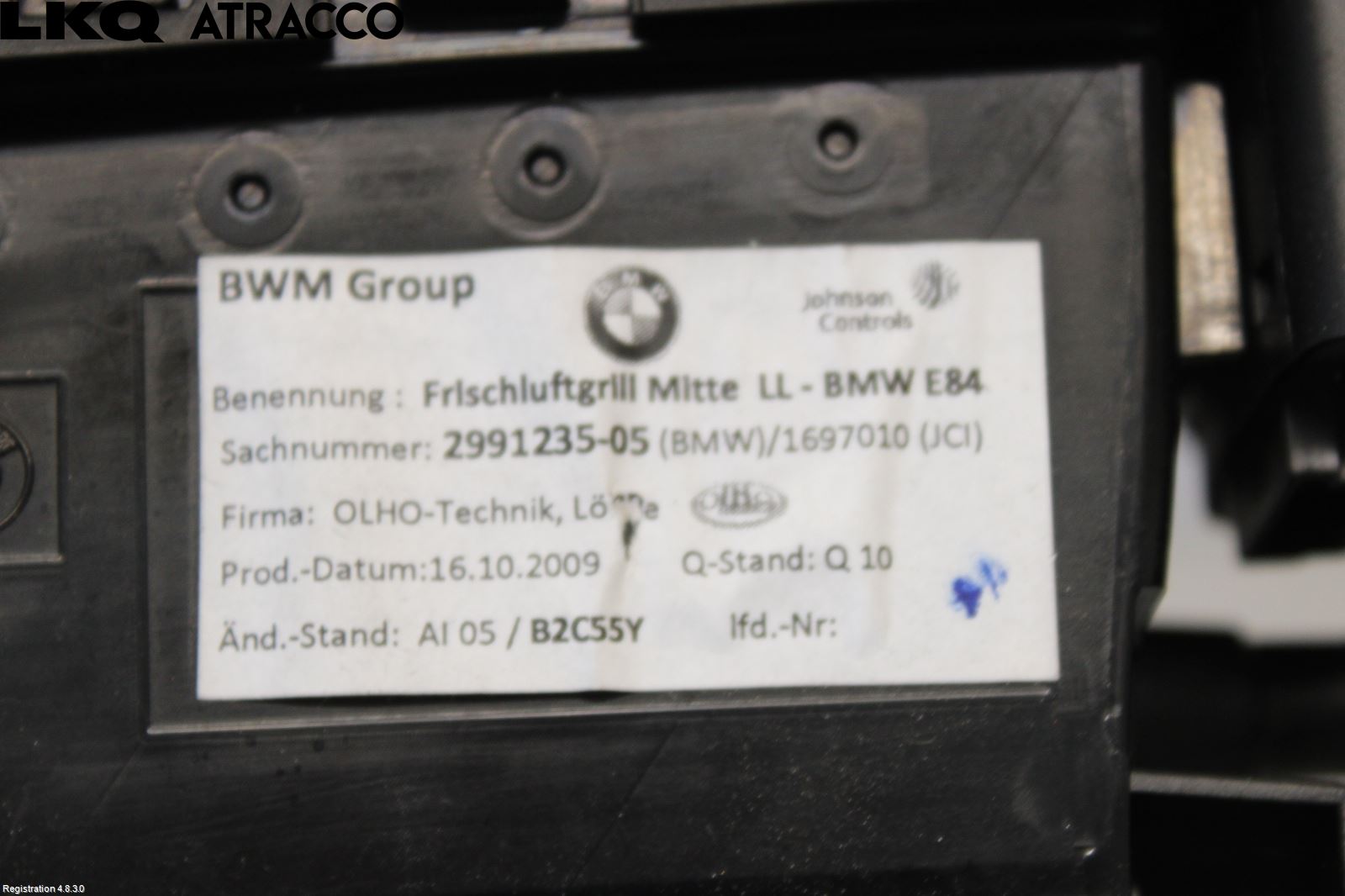 BMW X1 E84 10-15 Dashbord Kanal - Dyse