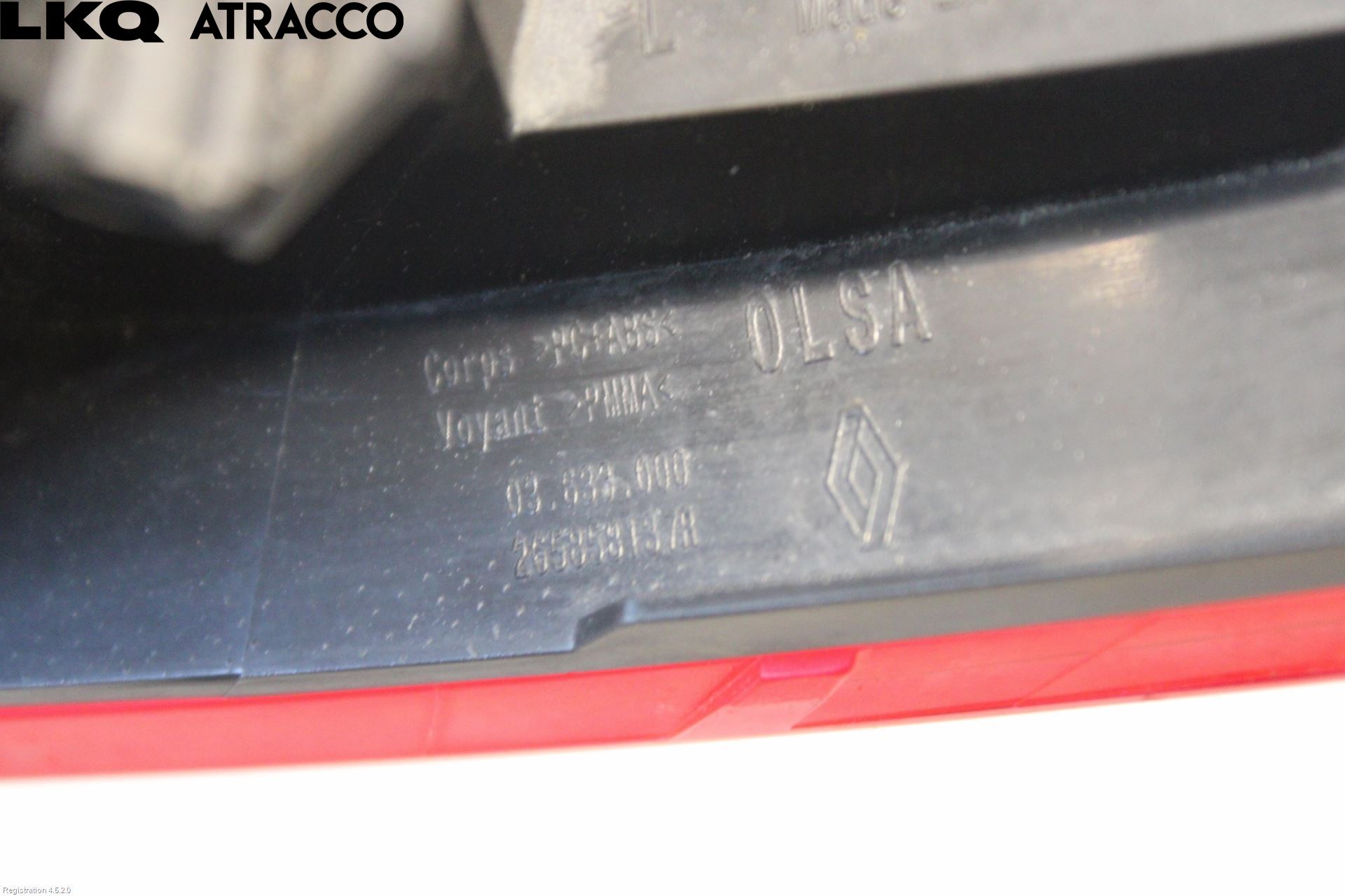 Renault KADJAR 15- Baklykt Ryggelys-Tåkelys