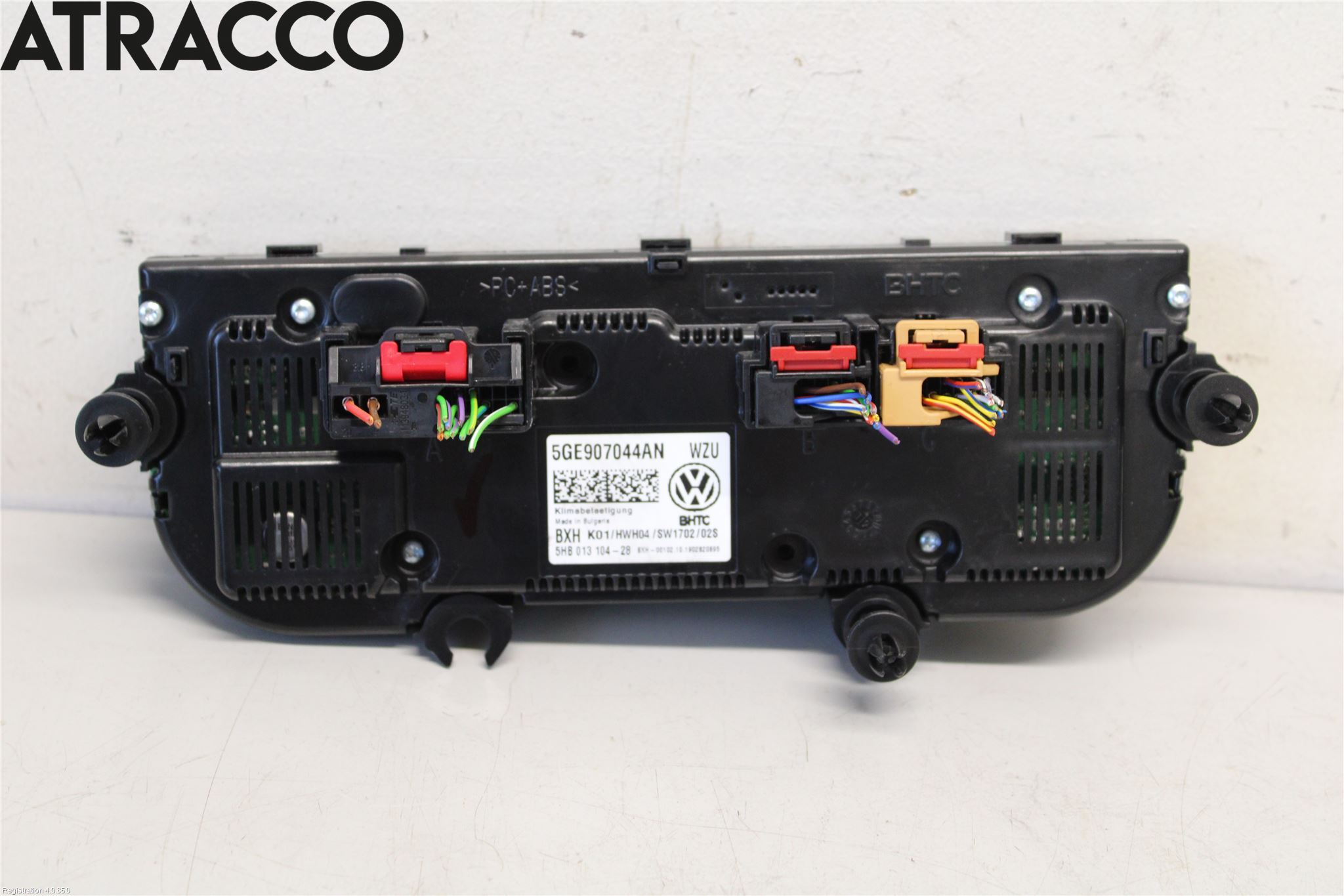 Volkswagen VW GOLF / E-GOLF VII 13-20 Varme Ac Betjening-Display