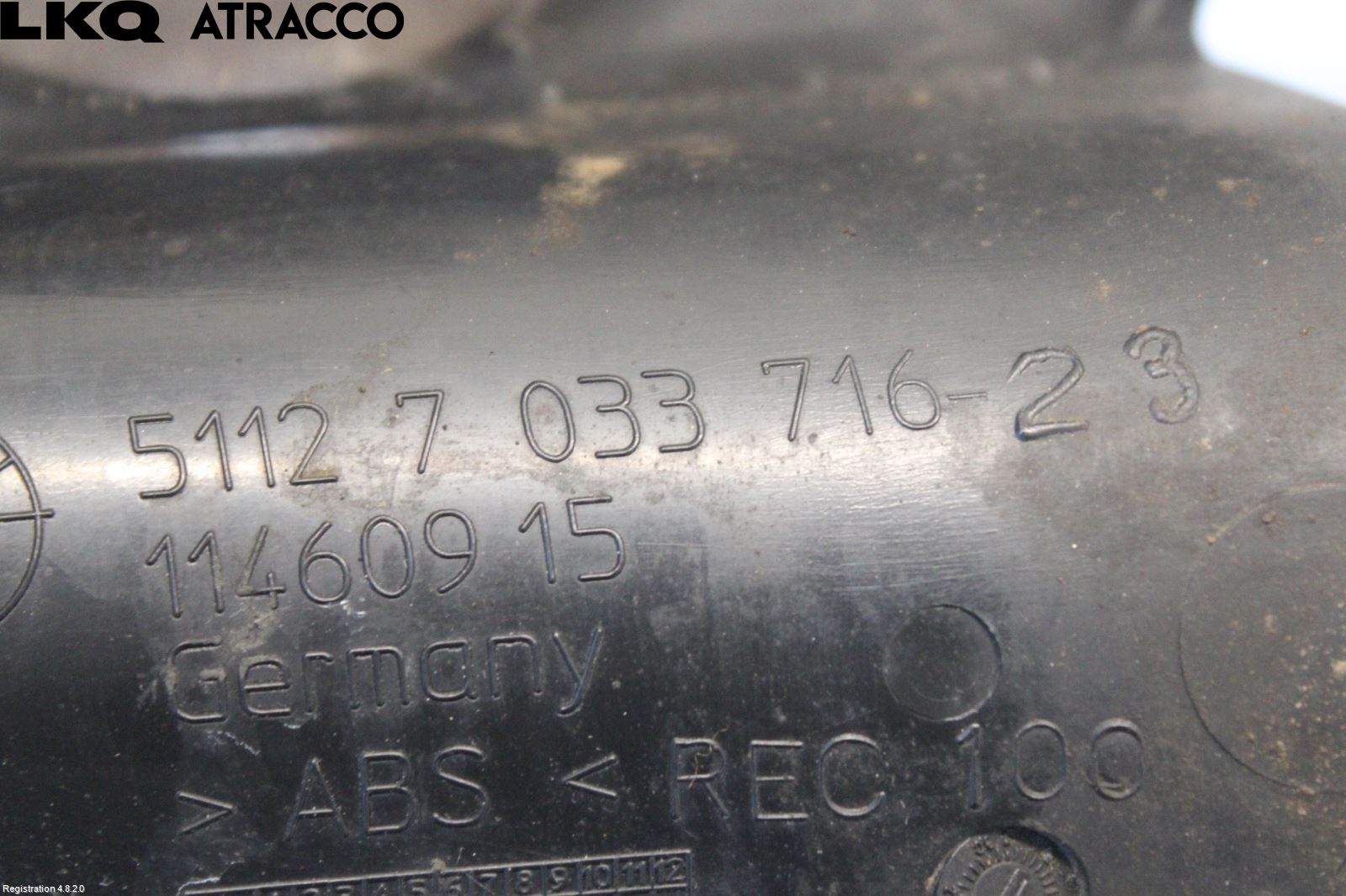 BMW 5 E60/61 Sed/Tou 02-10 Støtfangerfeste Bak Høyre