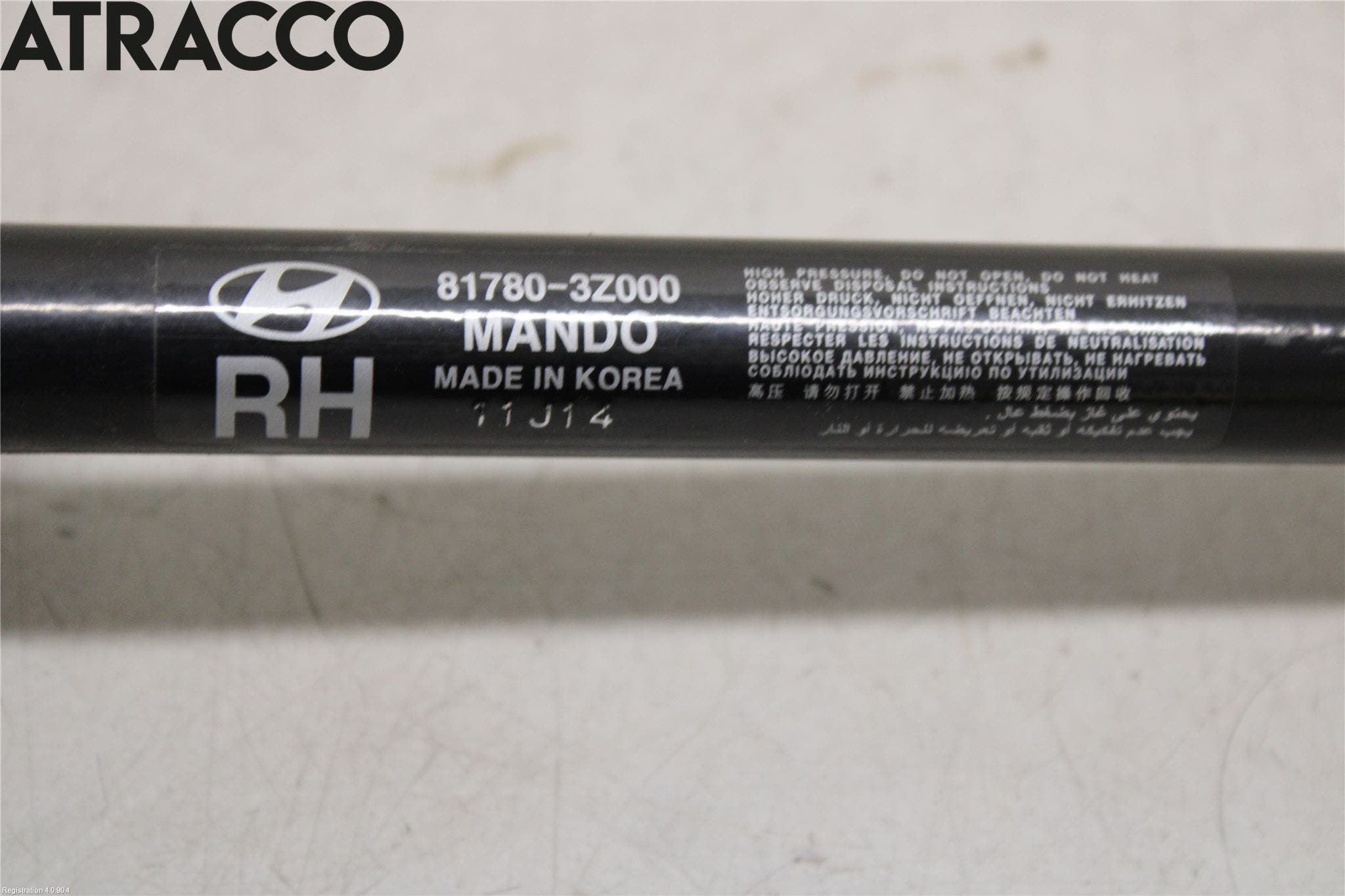 Hyundai i40 08-15 Bakluke Demper-Gassfjær