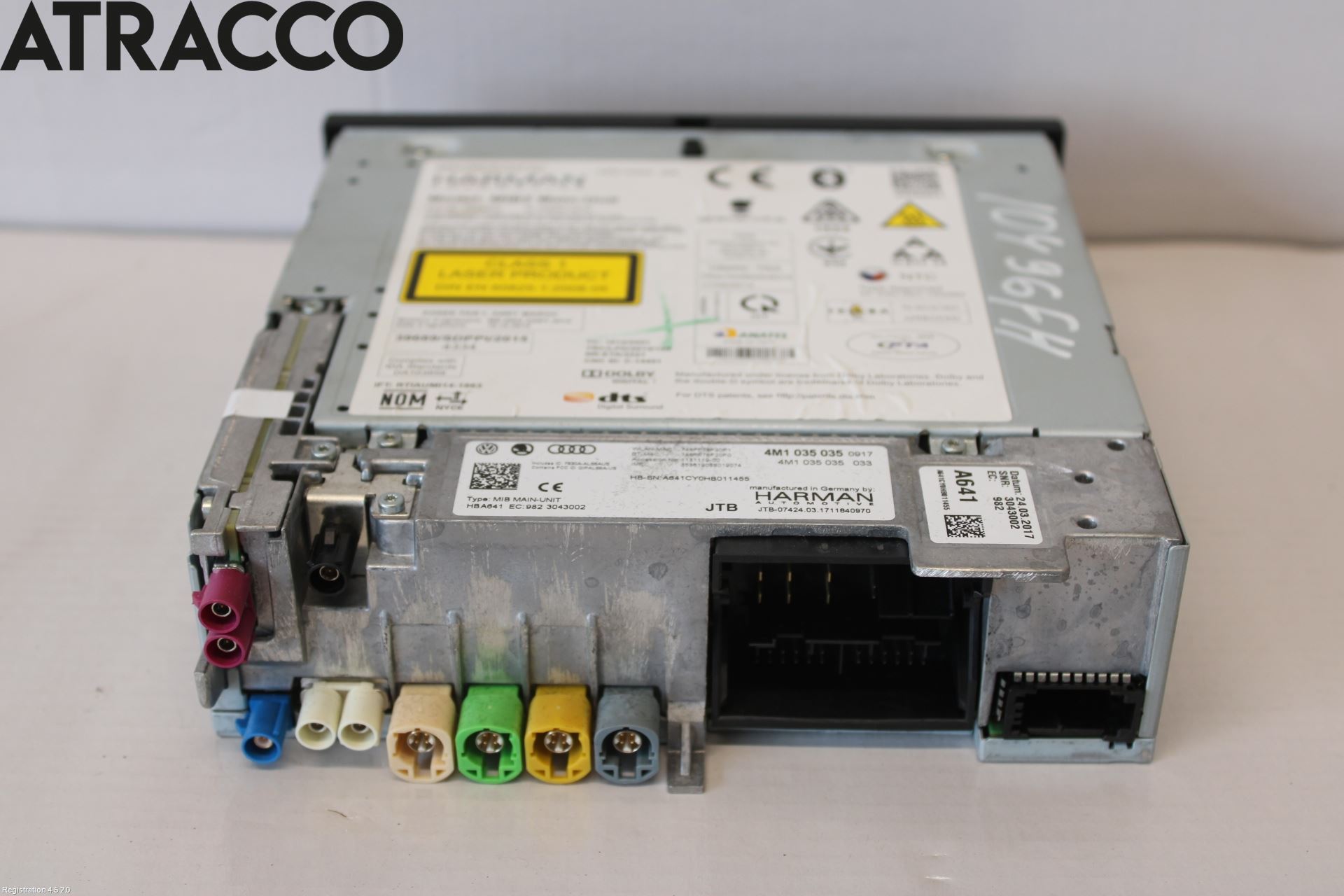 Audi Q7/SQ7 Stereo Radio Med Cd