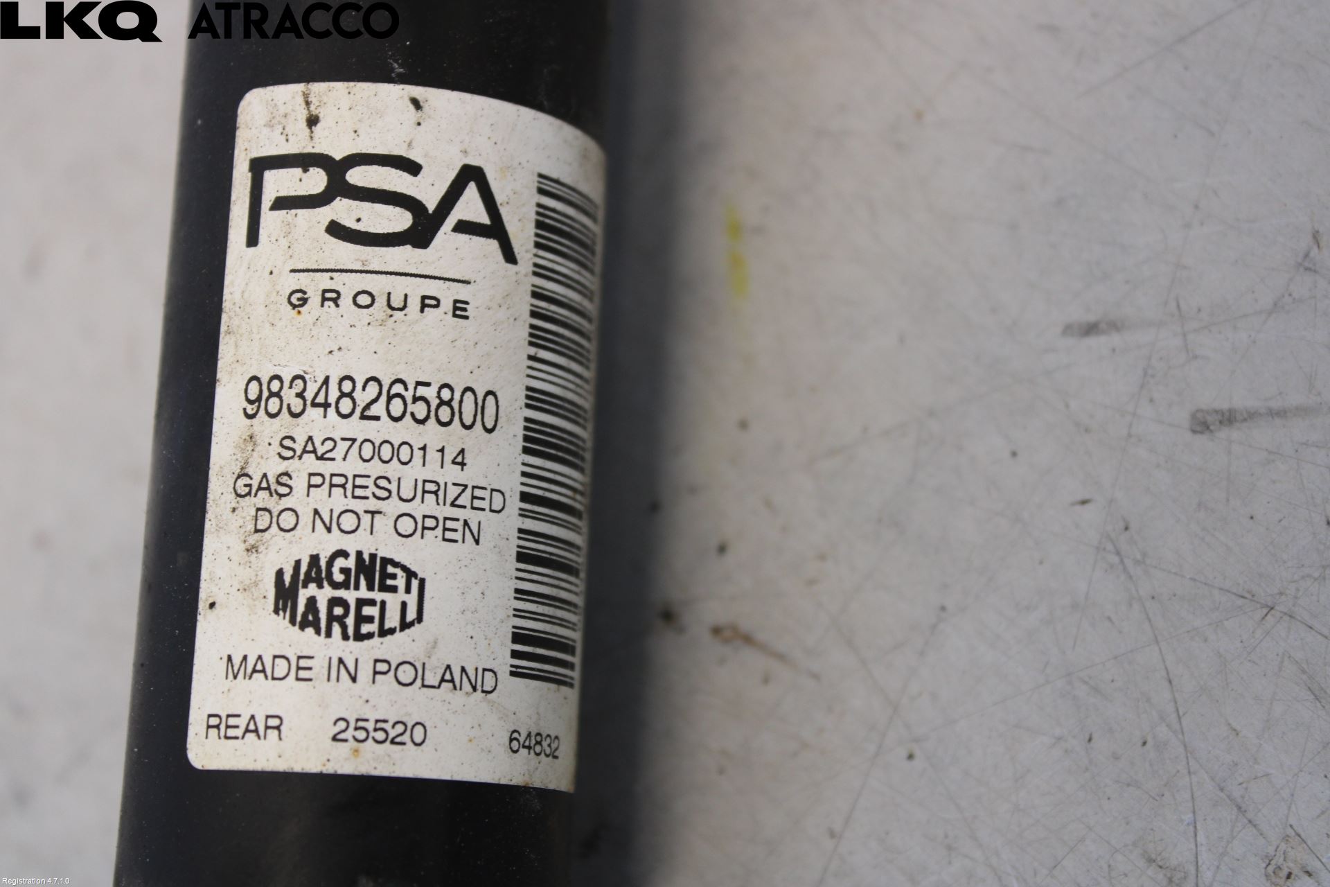 Peugeot 208/E-208 20- Støtdemper Bak