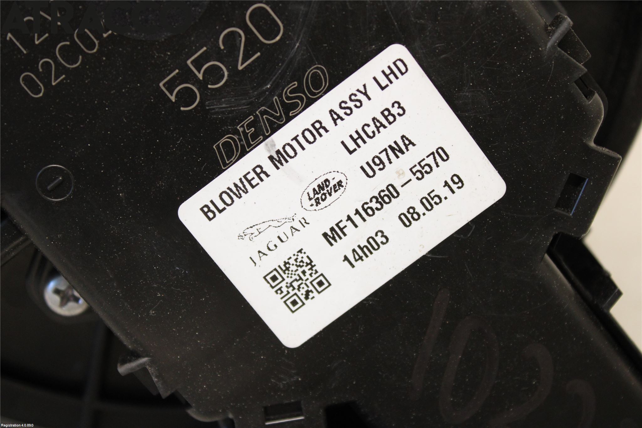 Jaguar I-PACE 18- Varmeapparat Viftemotor