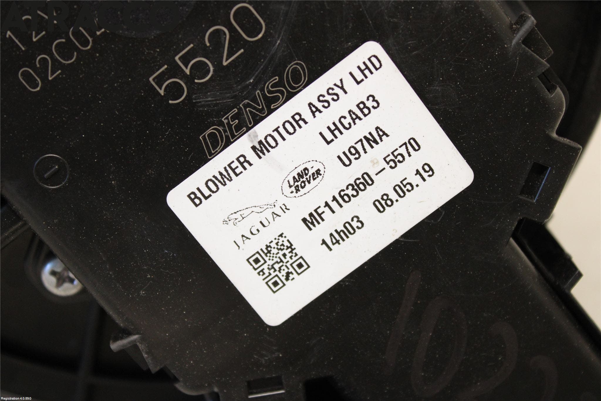 Jaguar I-PACE 18- Varmeapparat Viftemotor