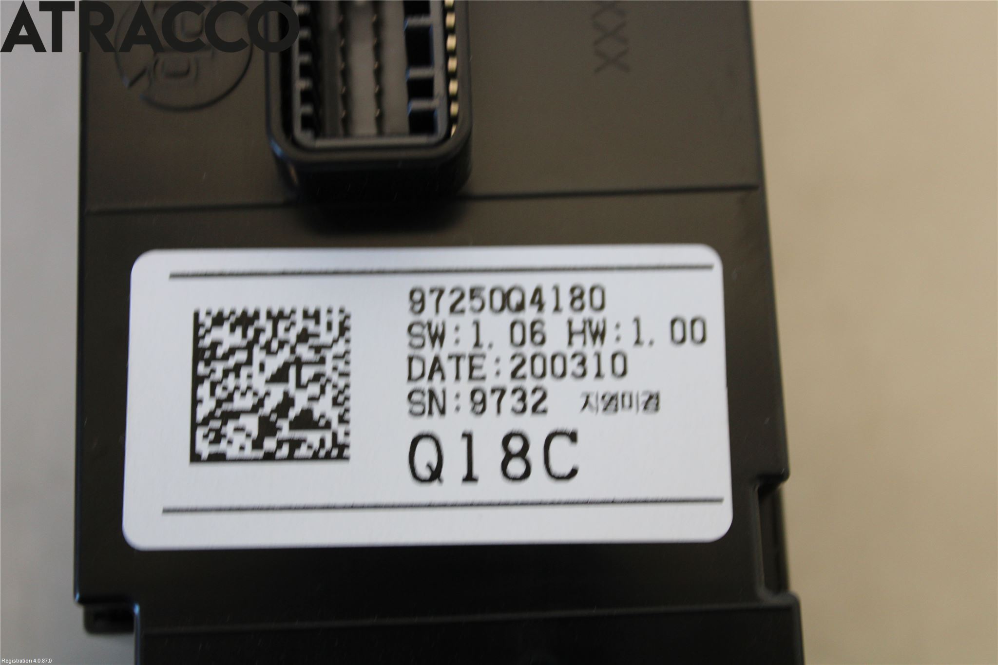 Kia NIRO (DE) 17-22 Varme Ac Betjening-Display