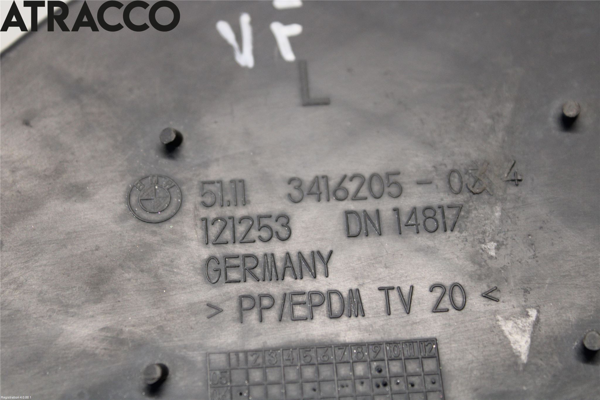 BMW X3 E83     03-10 Grilldel Venstre