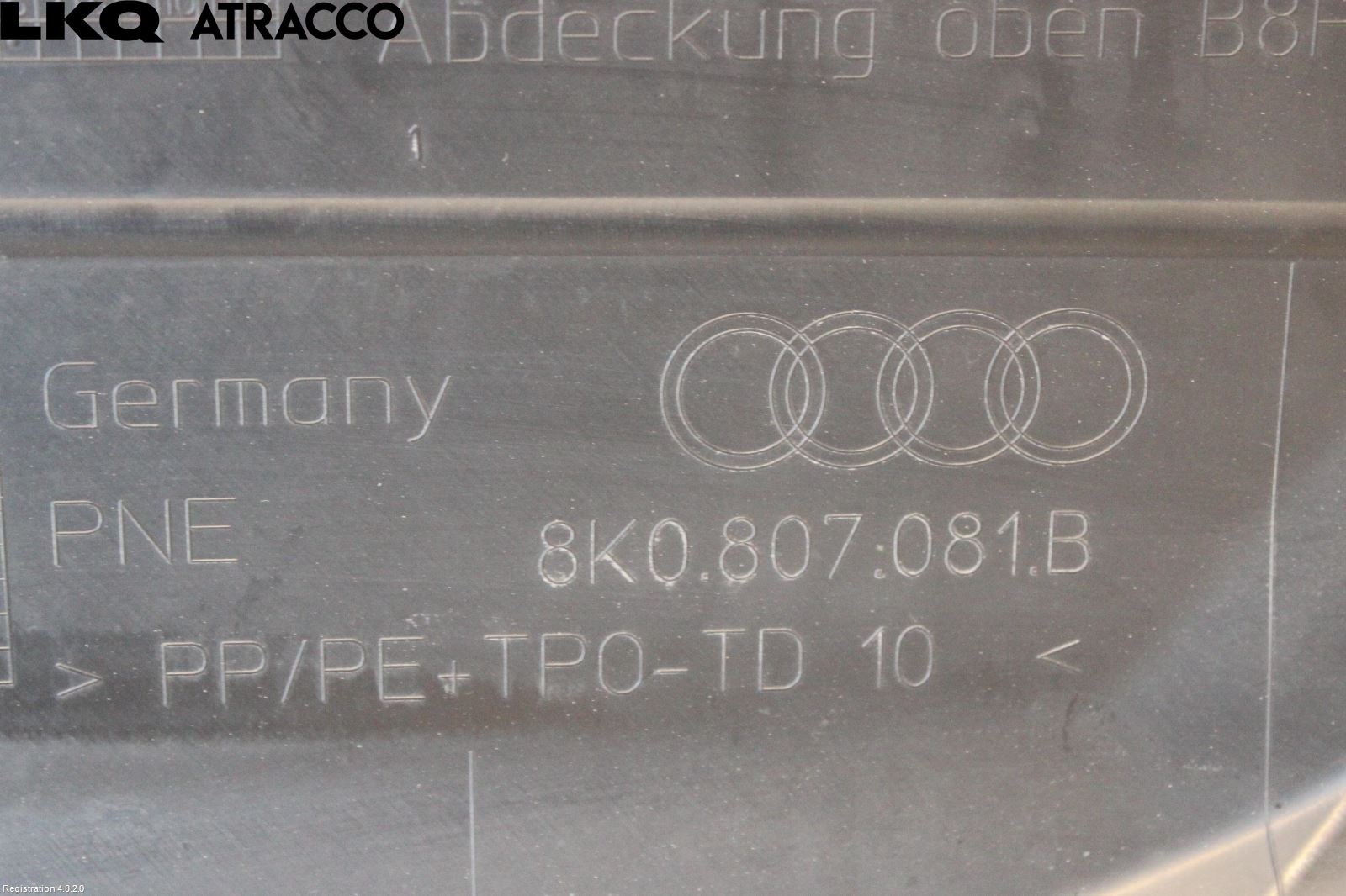 Audi A4 ALLROAD 09-16 Støtfanger Foran Plastdeksel