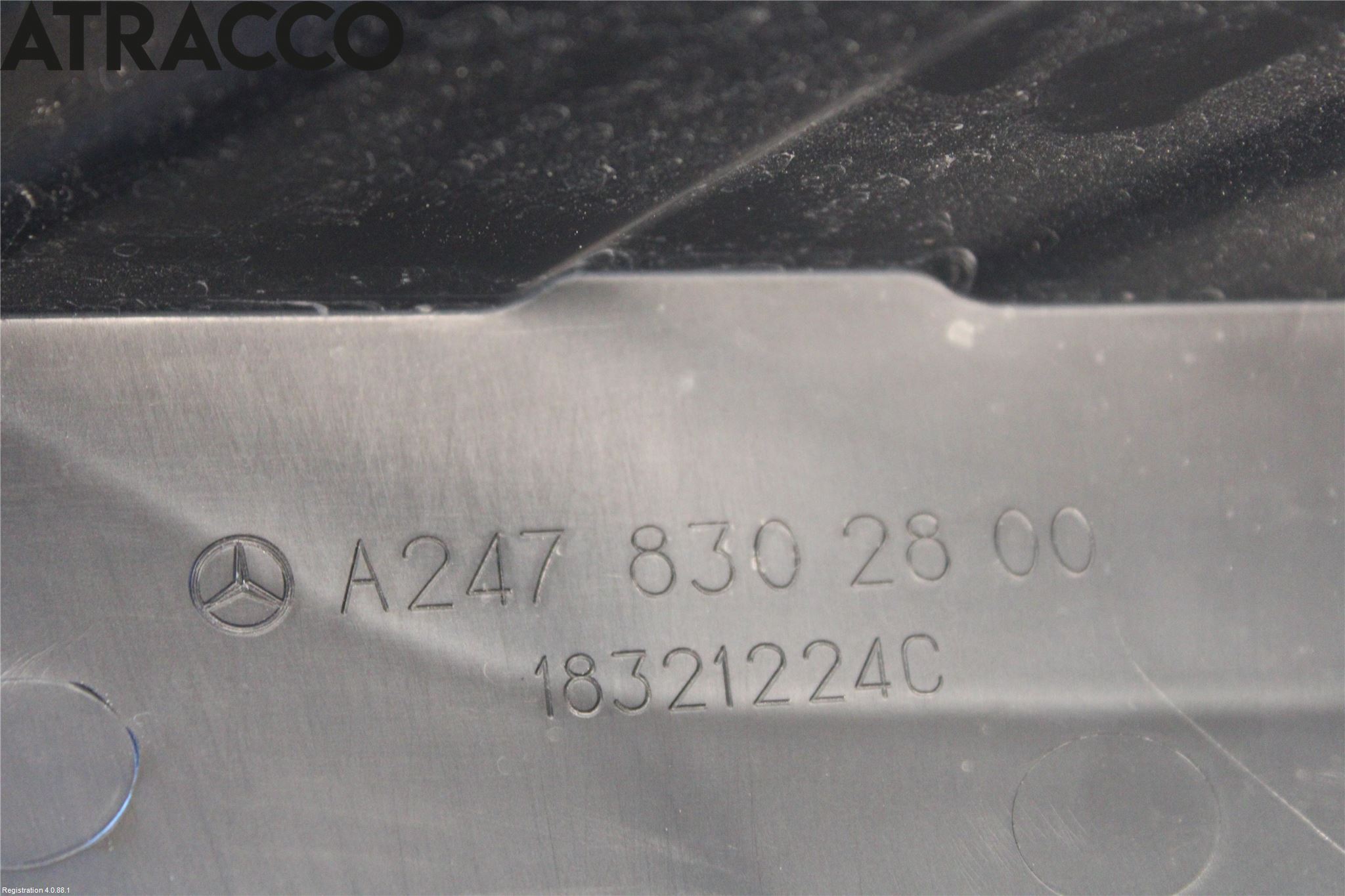 Mercedes-Benz MB B-KLASS (W246/W242) 12-19 Visker Deksel-Grill-Under Frr
