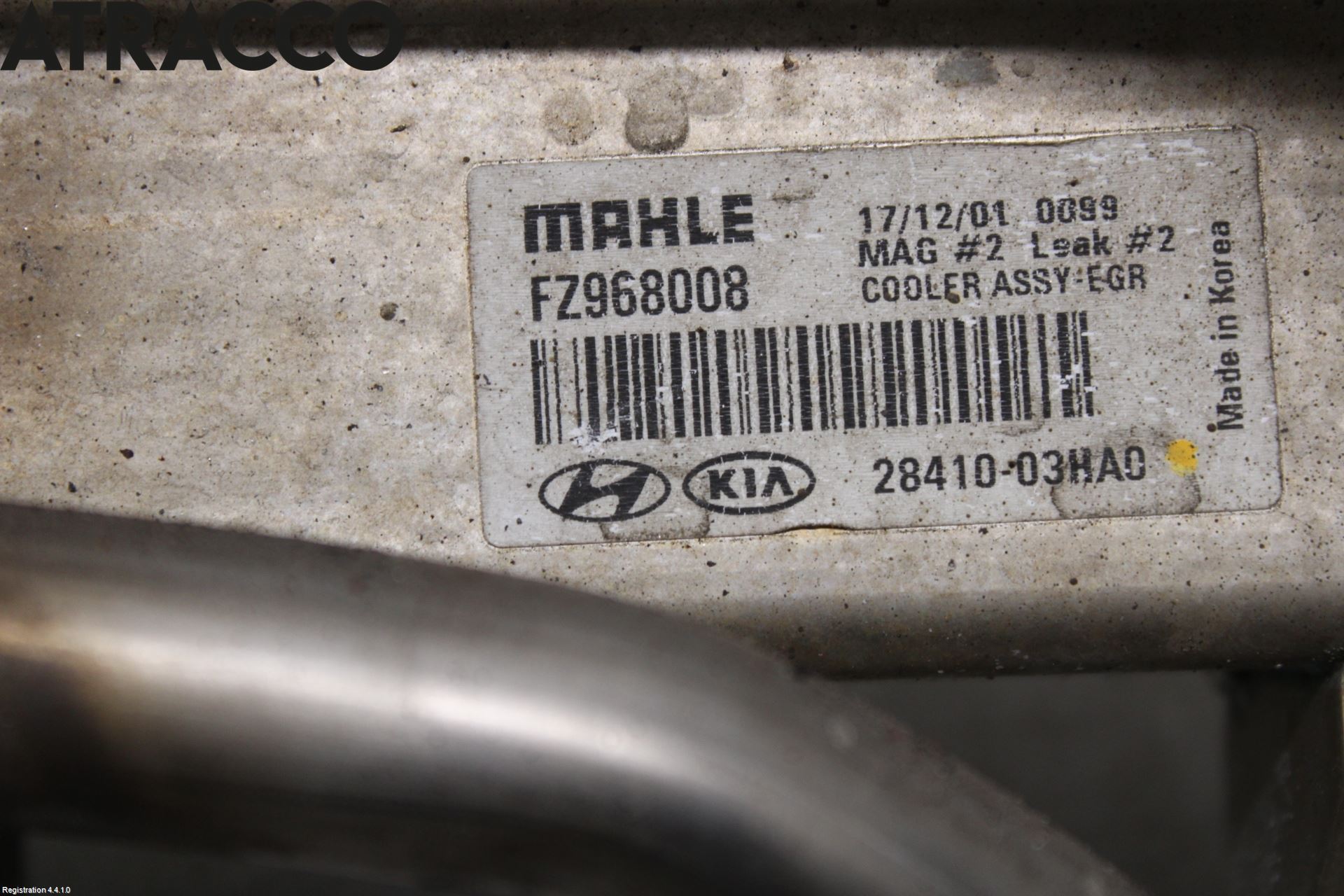 Hyundai IONIQ AE 17-22 Eksos Kjøler