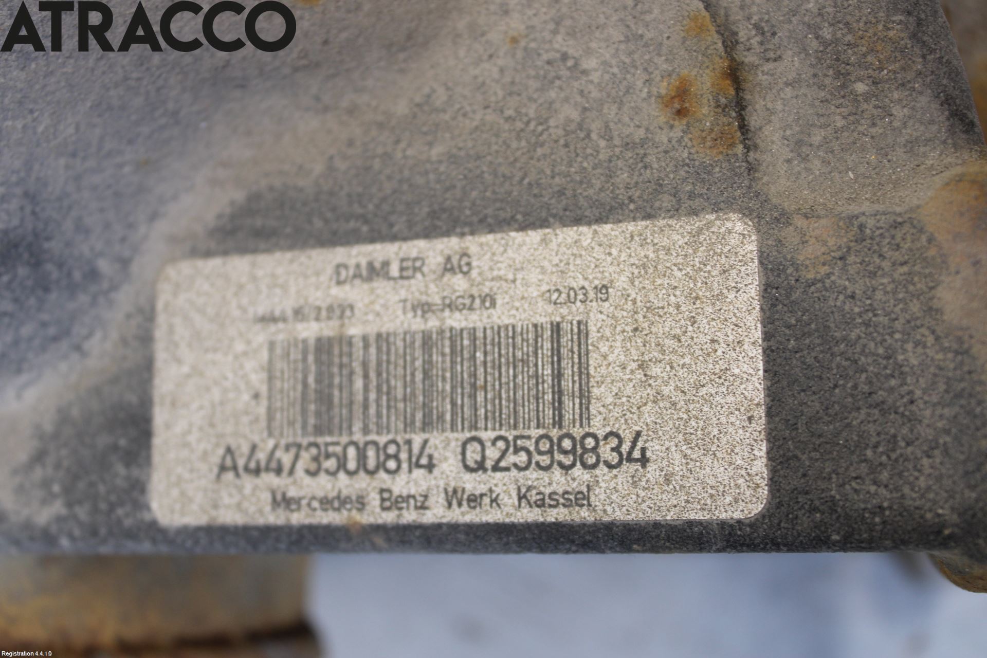 Mercedes-Benz MB VITO/V-KLASS (W640,W447,W448) 14- Bakaksel Kardang Bak -Diff