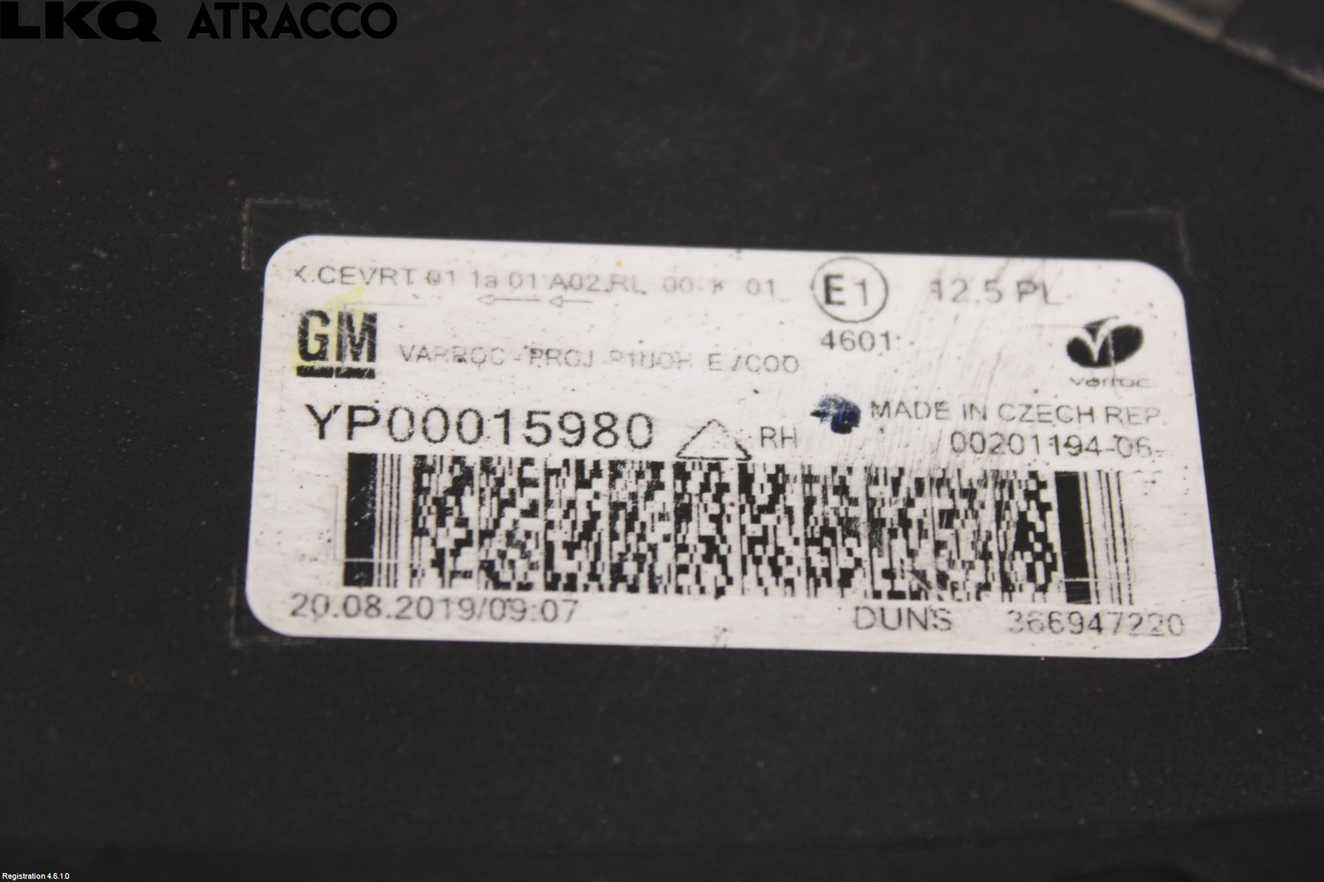 Opel GRANDLAND X 18- Frontlykt Høyre