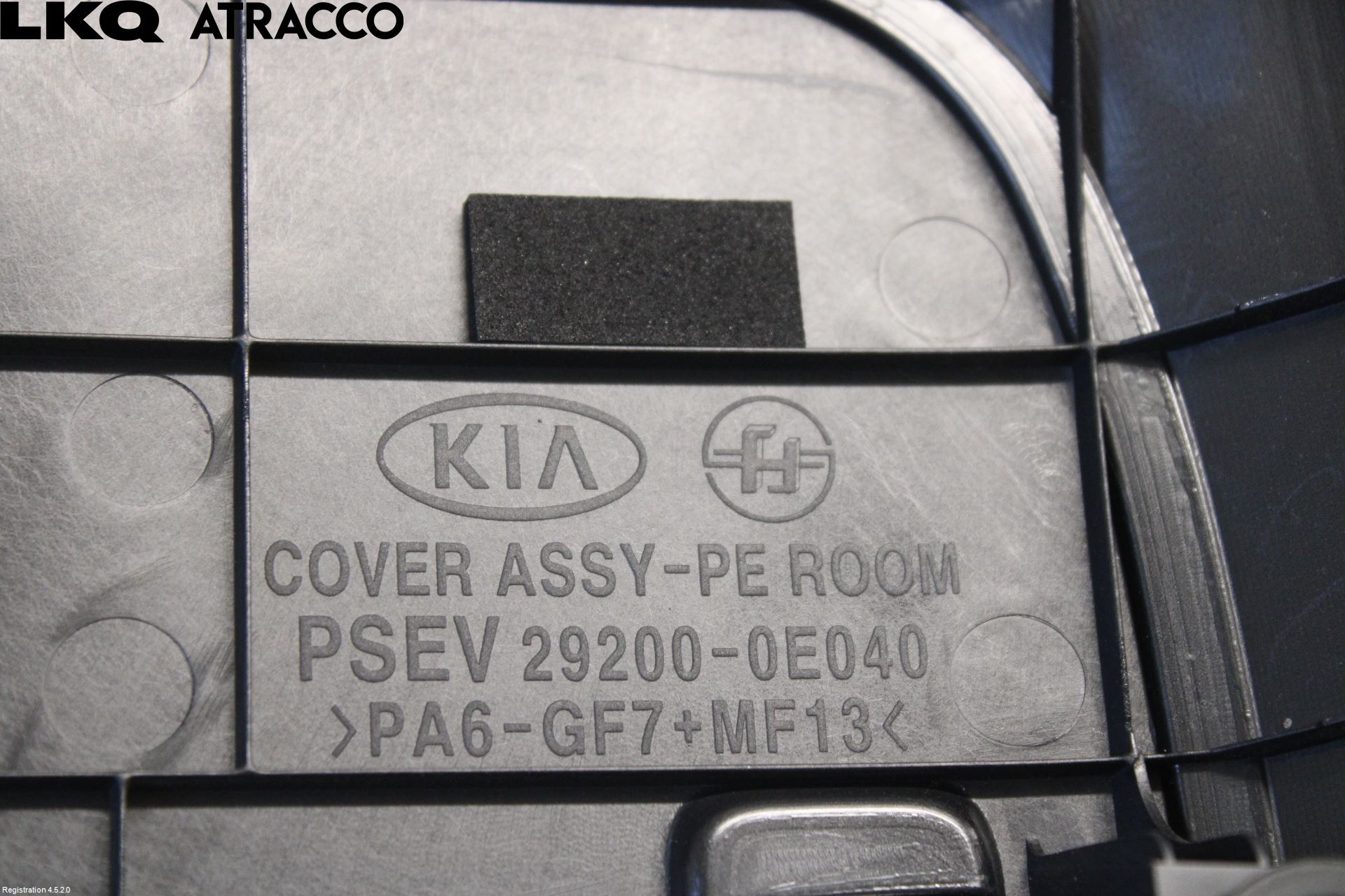 Kia SOUL 09- Motor Deksel Over Motor