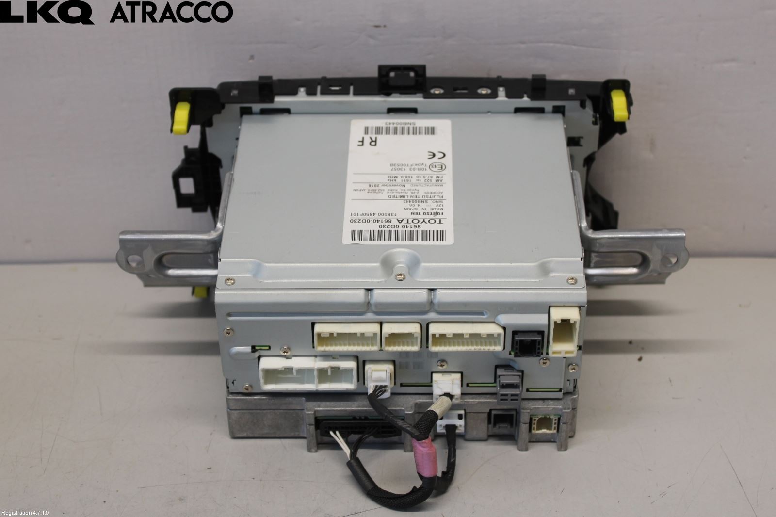 Toyota YARIS XP130 15-20 Stereo Radio