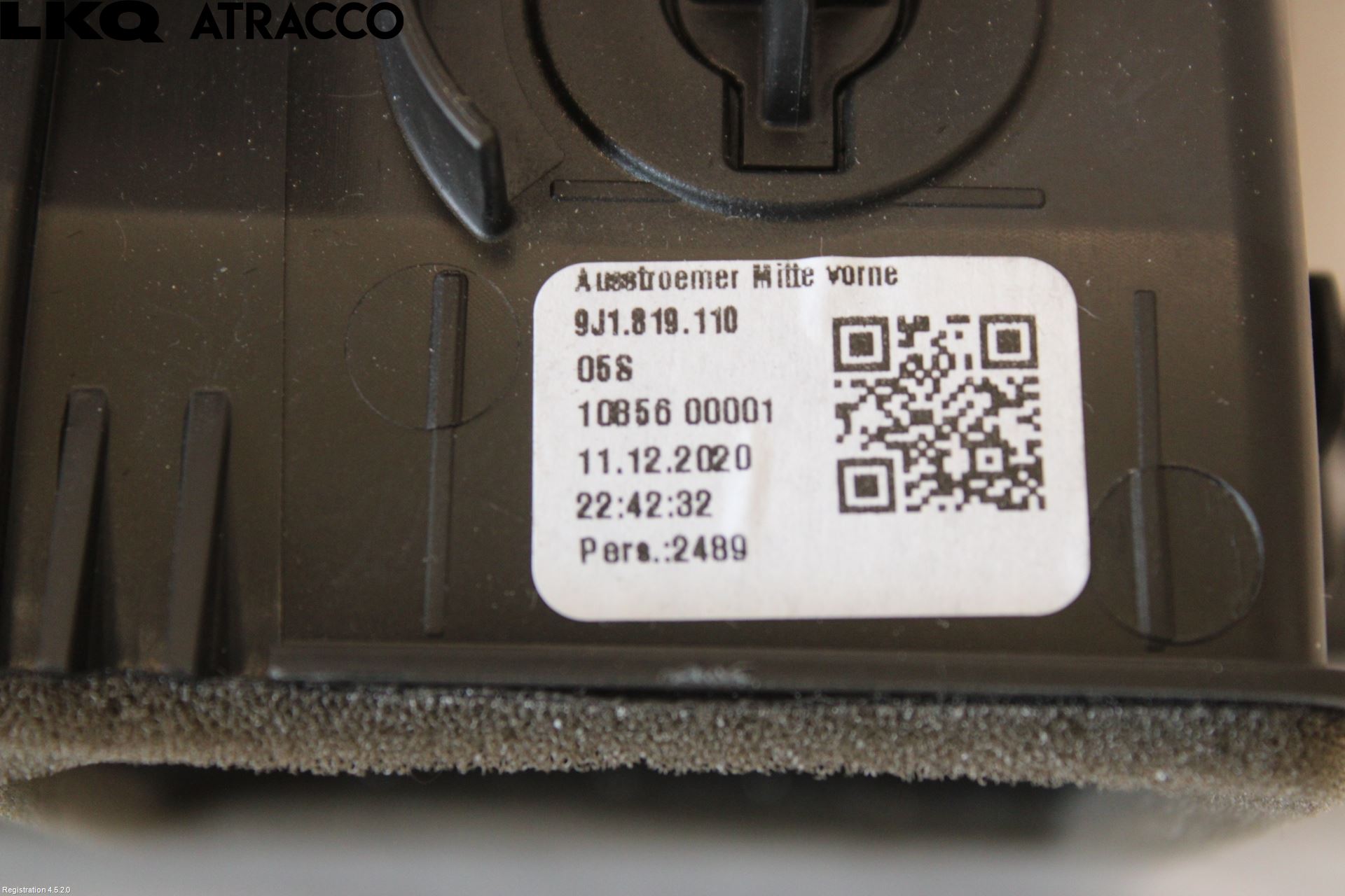 Porsche TAYCAN 20- Dashbord Kanal - Dyse