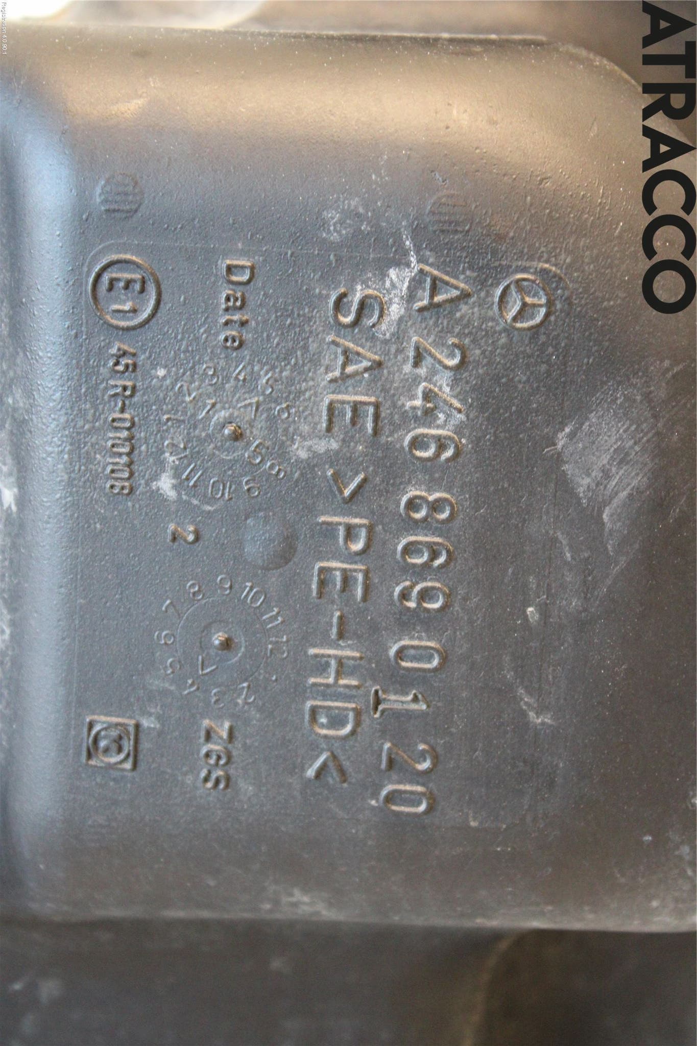 Mercedes-Benz MB B-KLASS (W246/W242) 12-19 Spylerbeholder Frontrute-Lykte