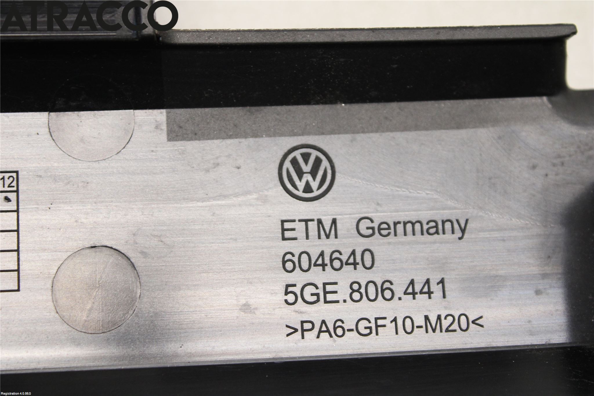 Volkswagen VW GOLF / E-GOLF VII 13-20 Motor Deksel Over Motor