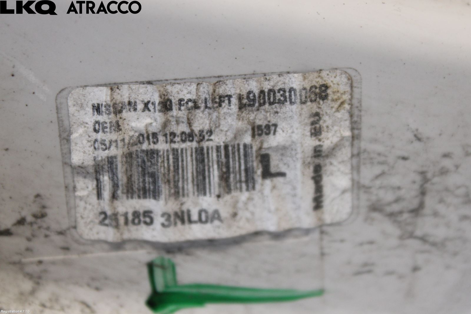 Nissan LEAF 11-17 Frontlykt Venstre